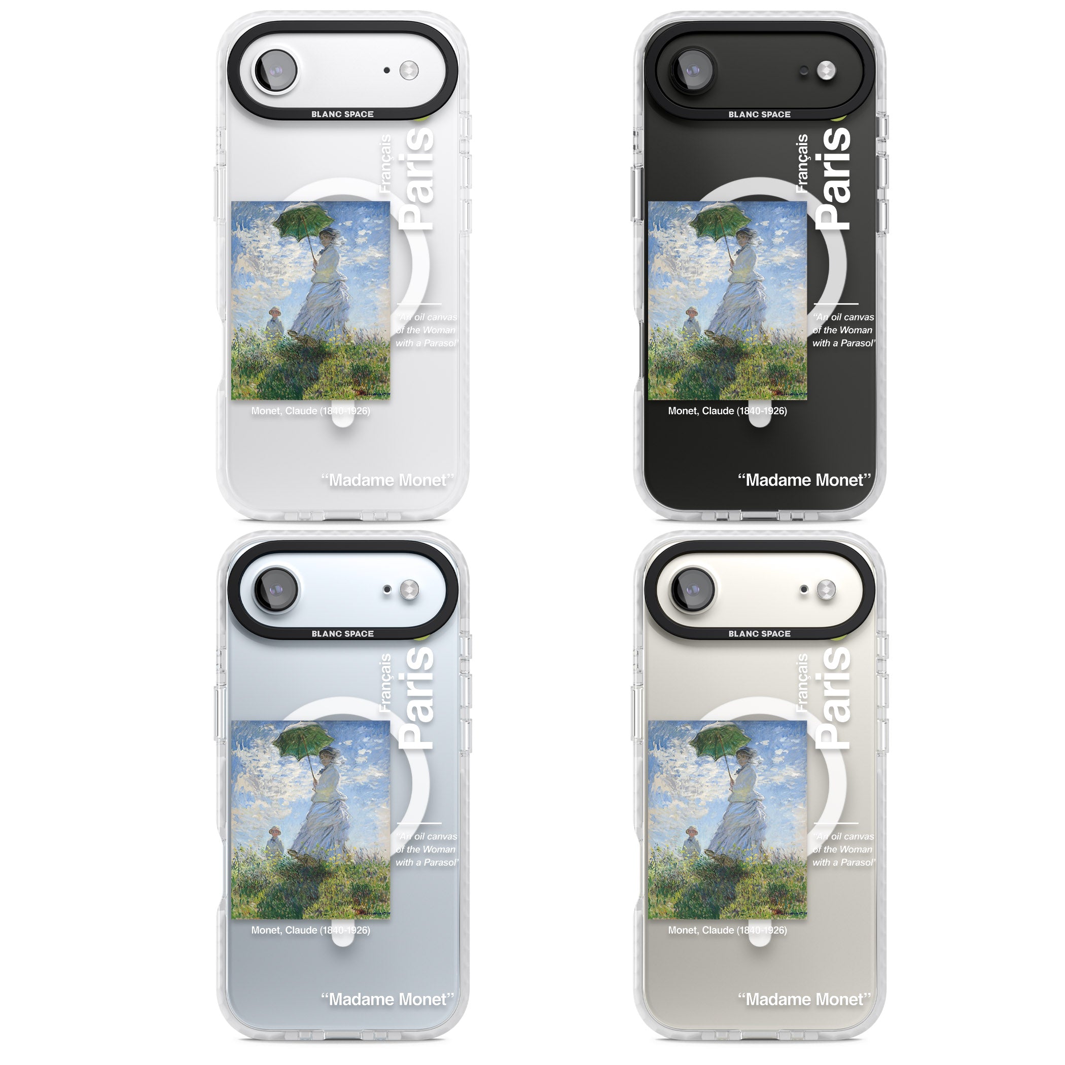 Madame Monet And Her Son iPhone 17 Air Impact Pro Clear Phone Case APT Impact Protection
