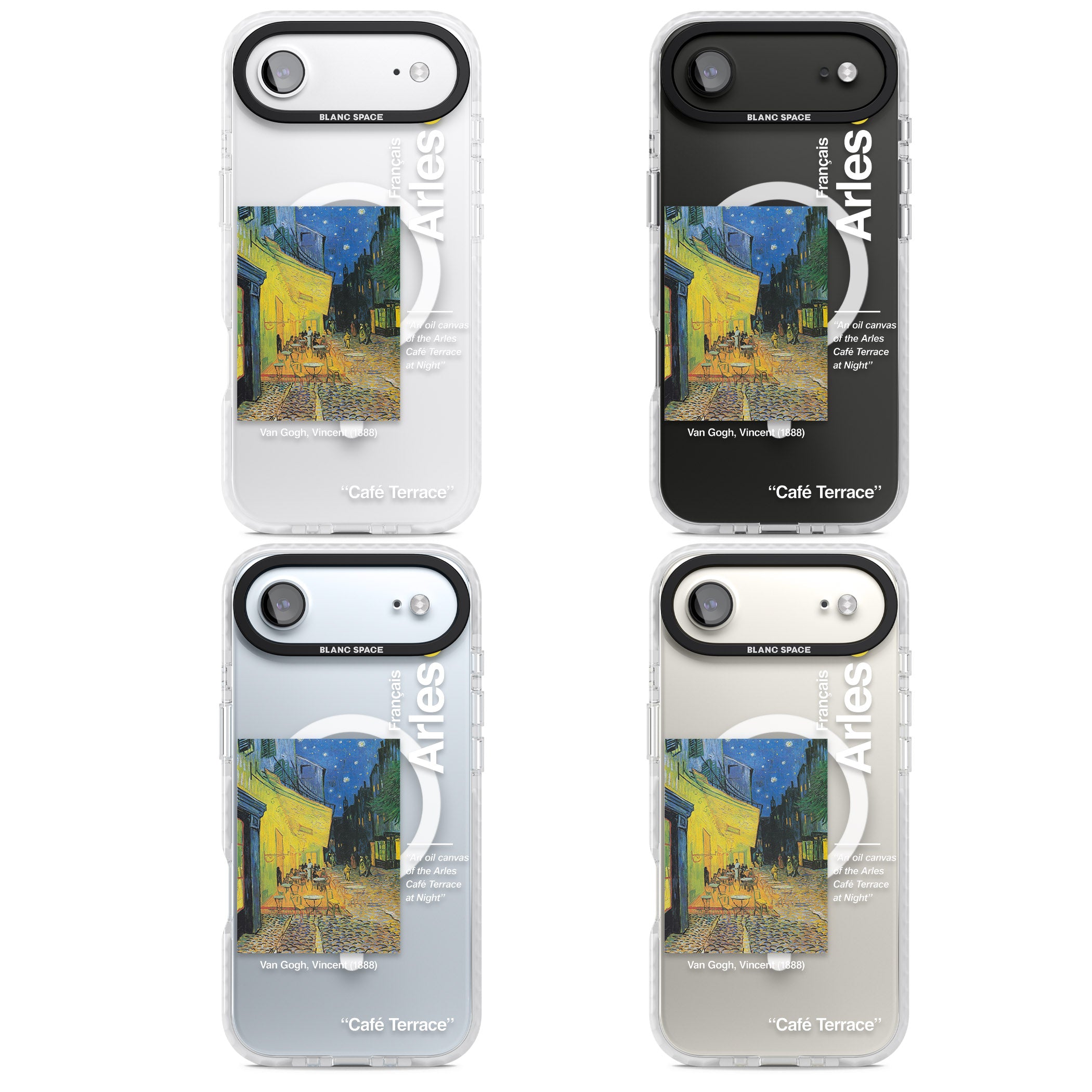 Cafe Terrace At Night iPhone 17 Air Impact Pro Clear Phone Case APT Impact Protection