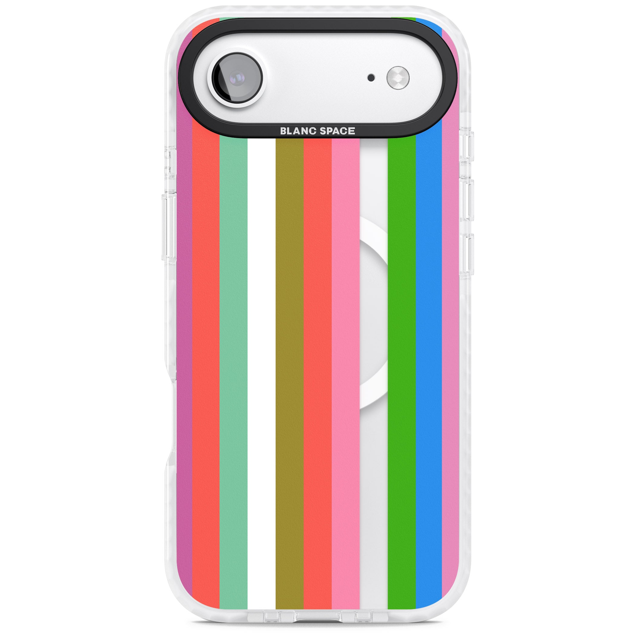 Vibrant Stripes iPhone 17 Air Impact Pro Clear Phone Case