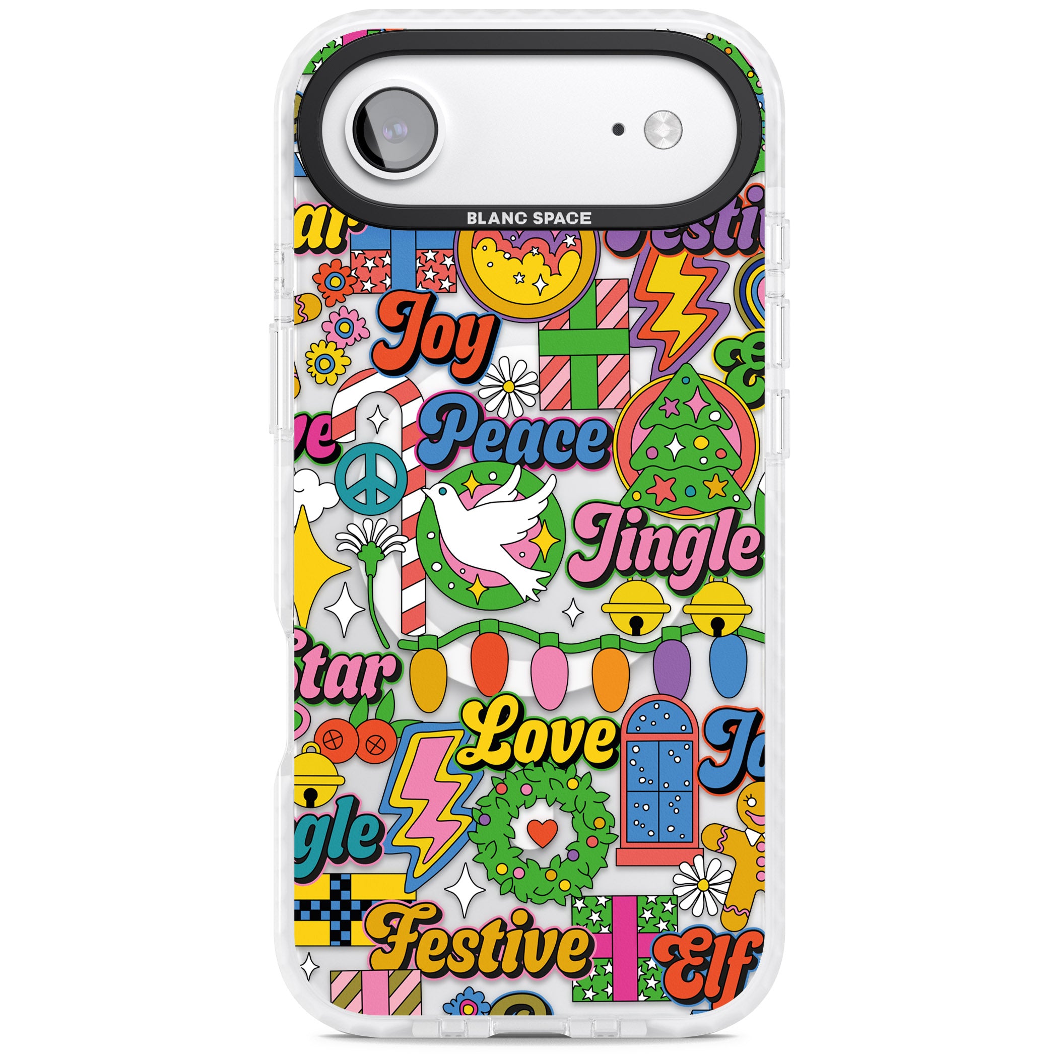 Peace & Festivities iPhone 17 Air Impact Pro Clear Phone Case