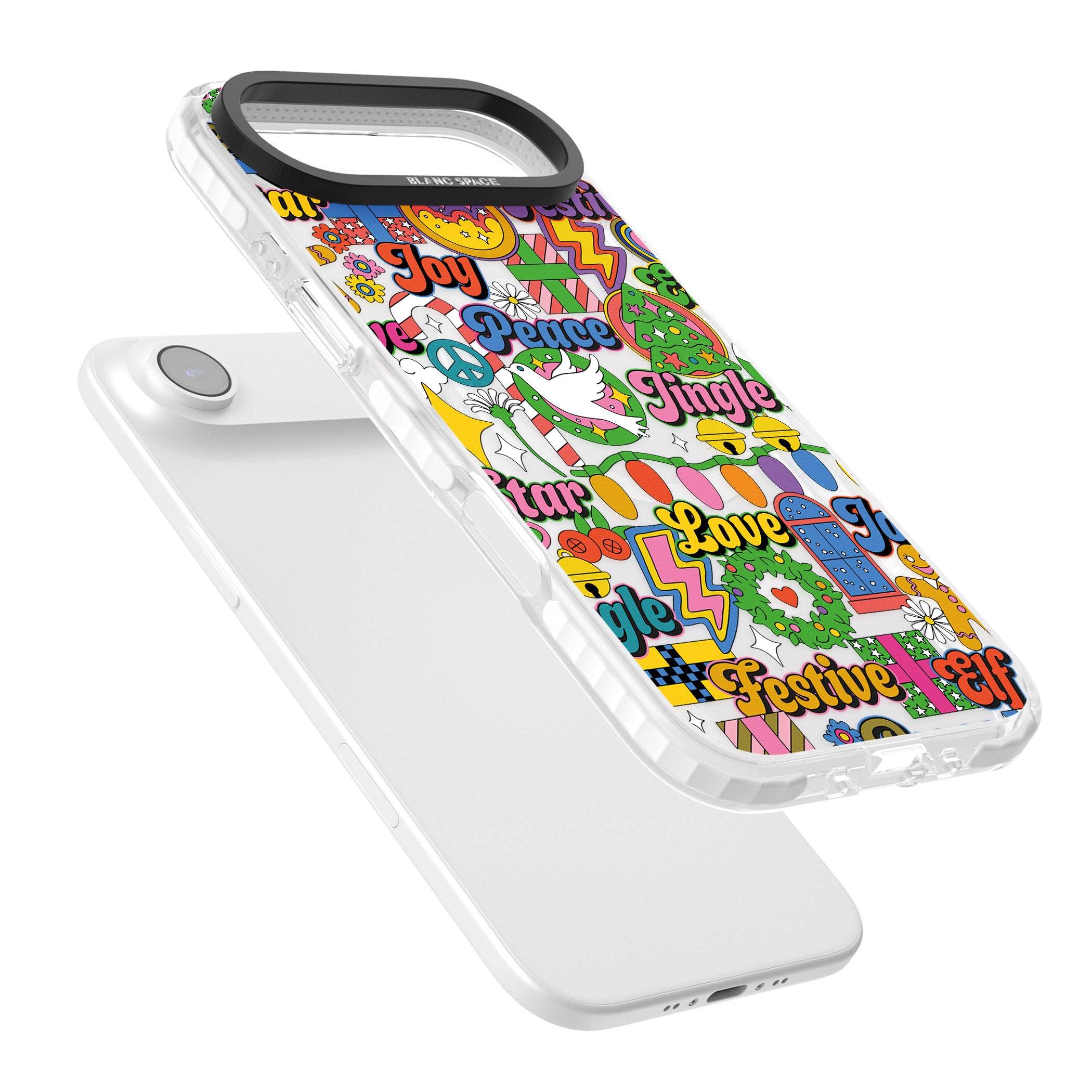 Peace & Festivities iPhone 17 Air Impact Pro Clear Phone Case Colours