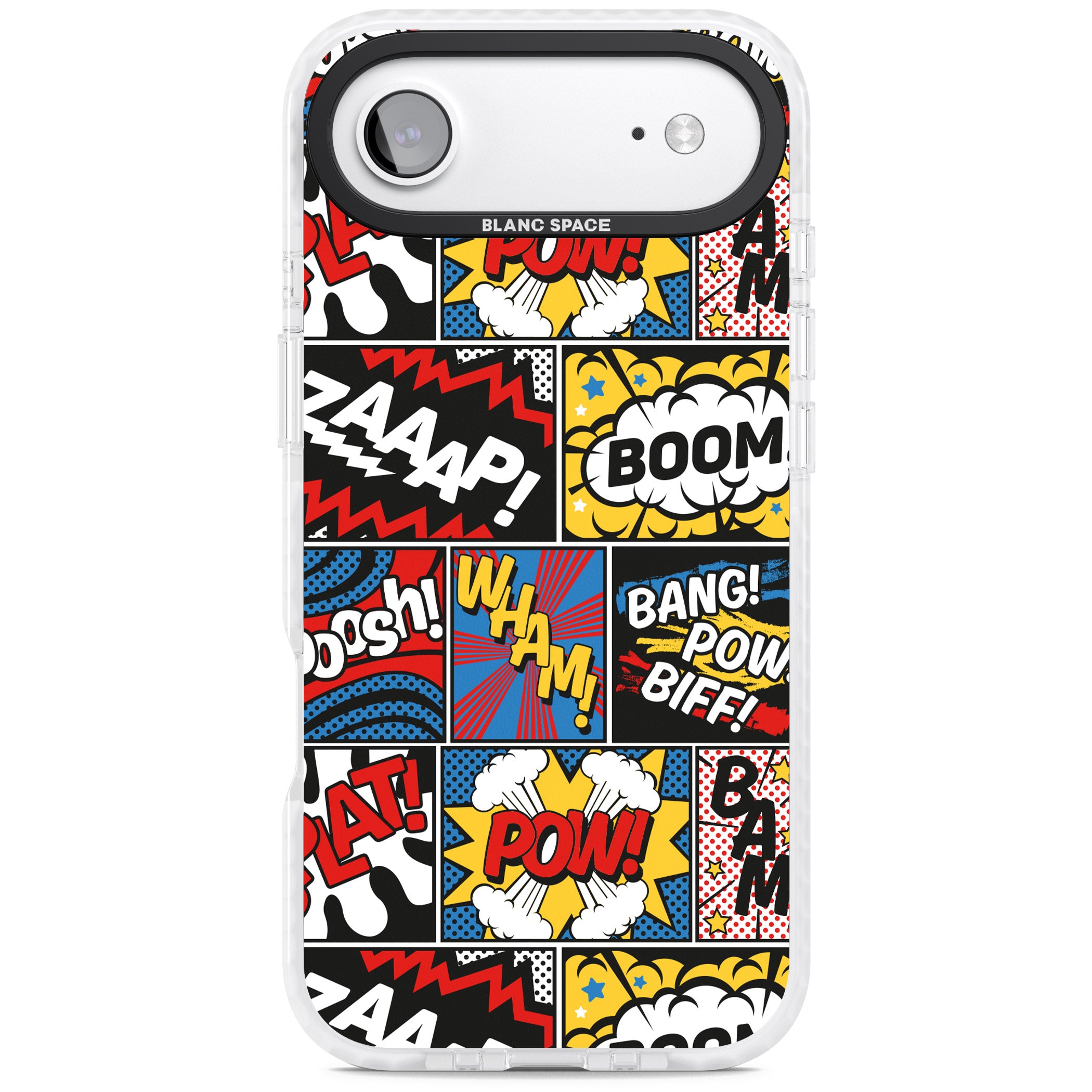 Onomatopoeia iPhone 17 Air Impact Pro Clear Phone Case