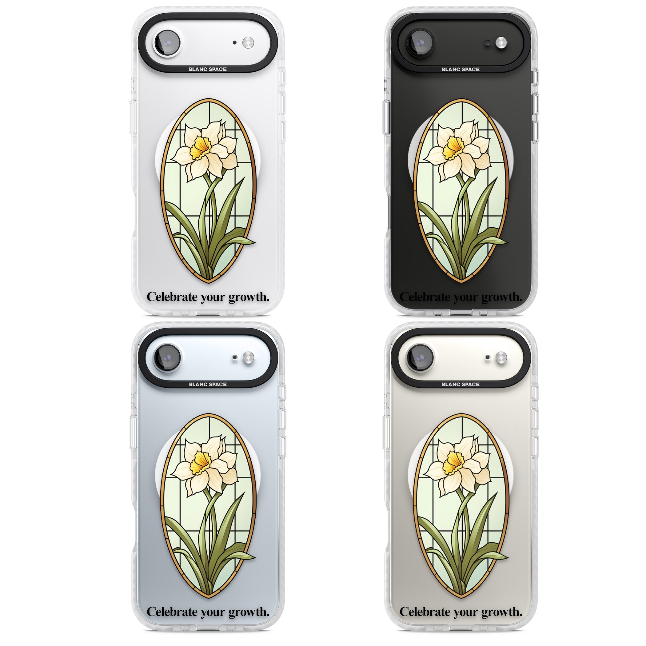 Celebrate Your Growth iPhone 17 Air Impact Pro Clear Phone Case APT Impact Protection
