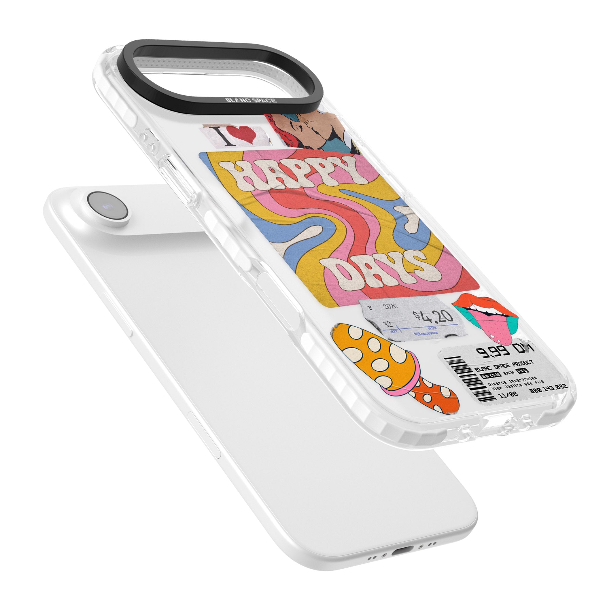 Groovy Trip iPhone 17 Air Impact Pro Clear Phone Case Colours