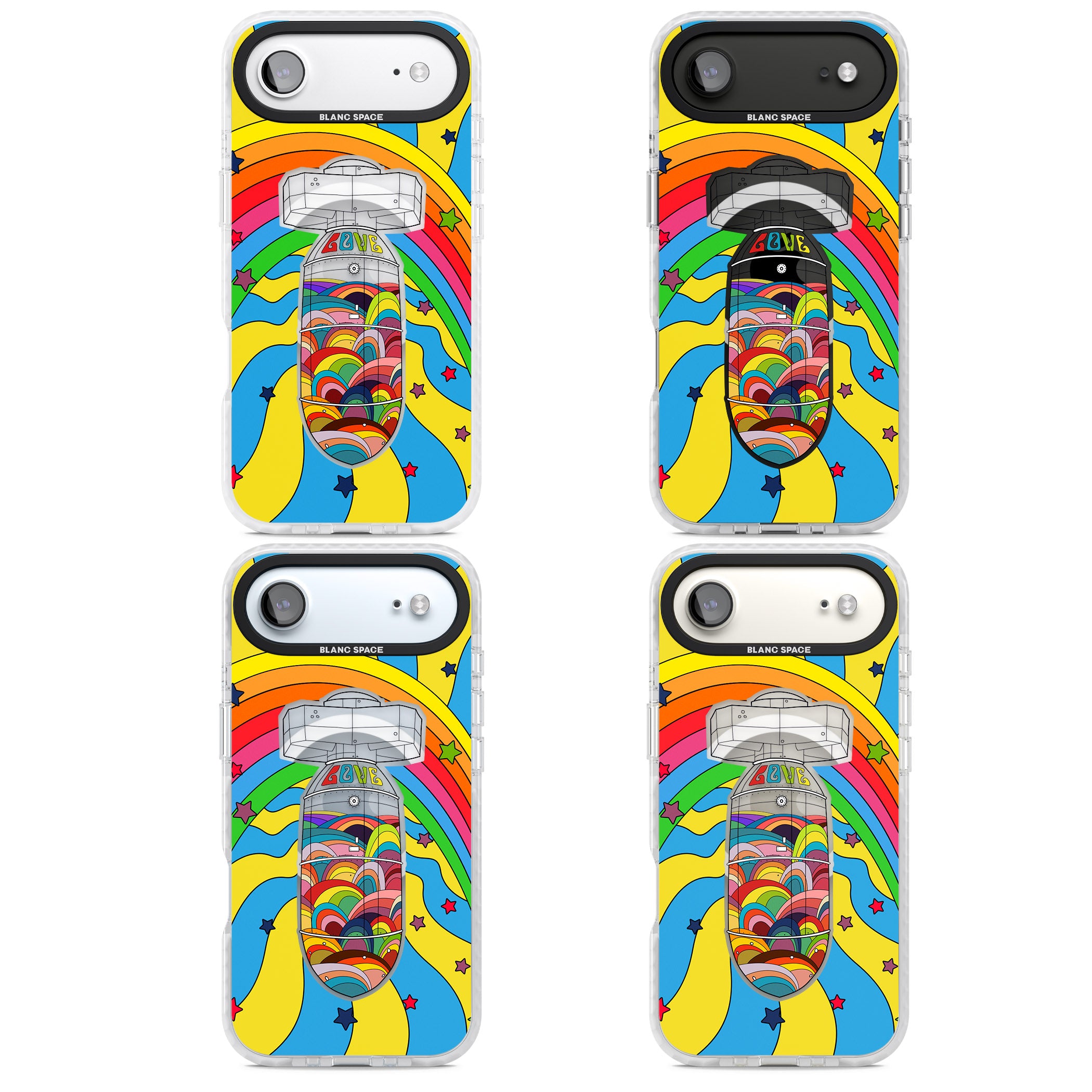 Love Bomb iPhone 17 Air Impact Pro Clear Phone Case APT Impact Protection