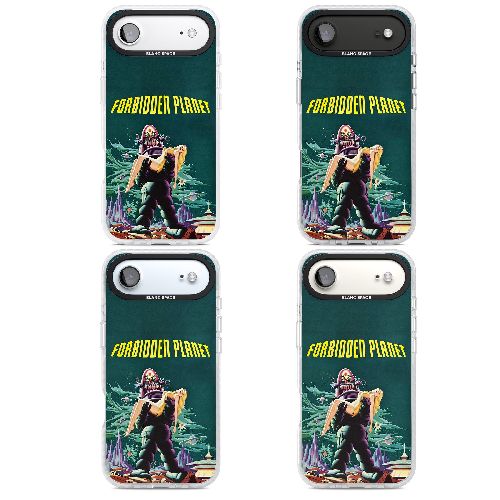 Forbidden Planet Poster iPhone 17 Air Impact Pro Clear Phone Case APT Impact Protection