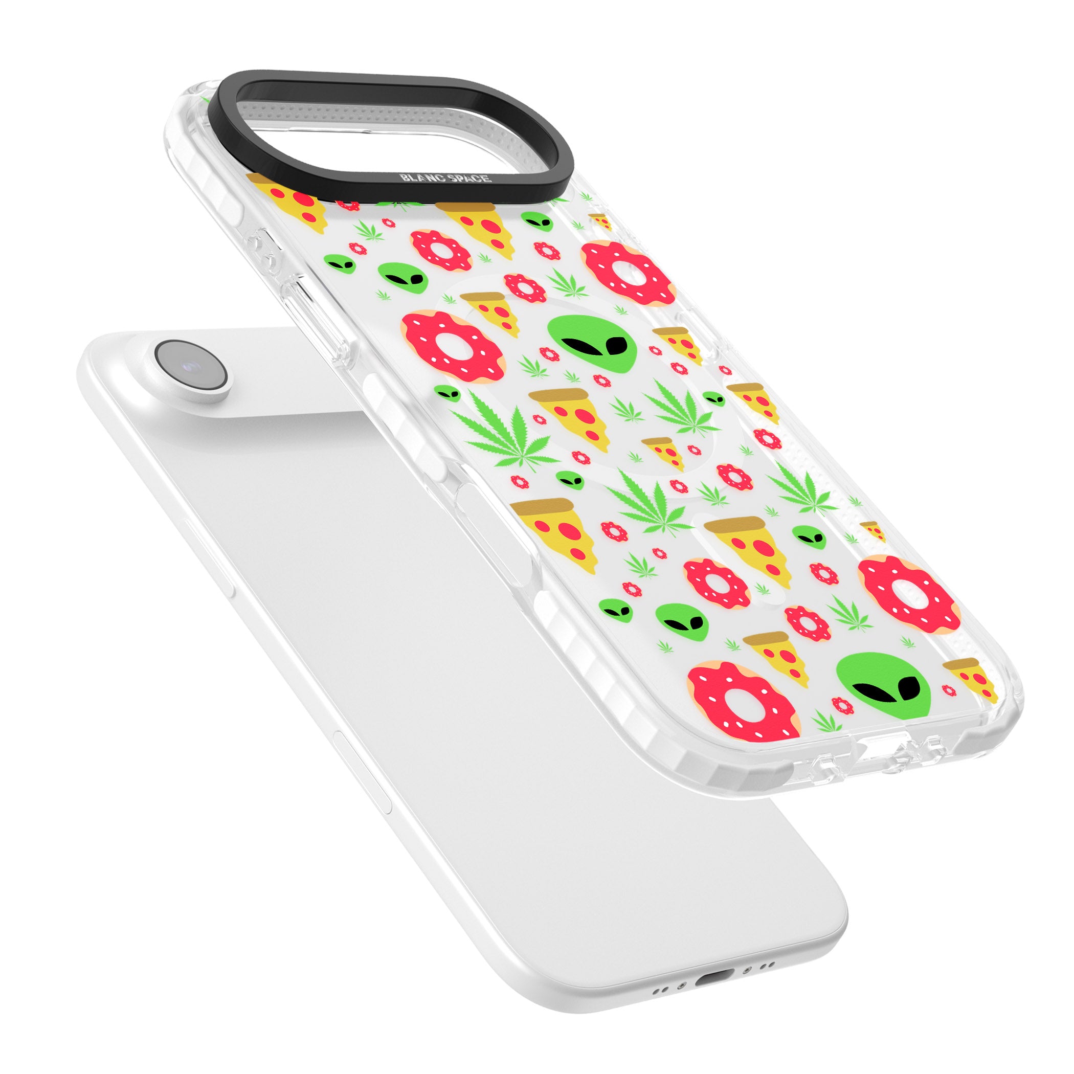 Martians & Munchies iPhone 17 Air Impact Pro Clear Phone Case Colours