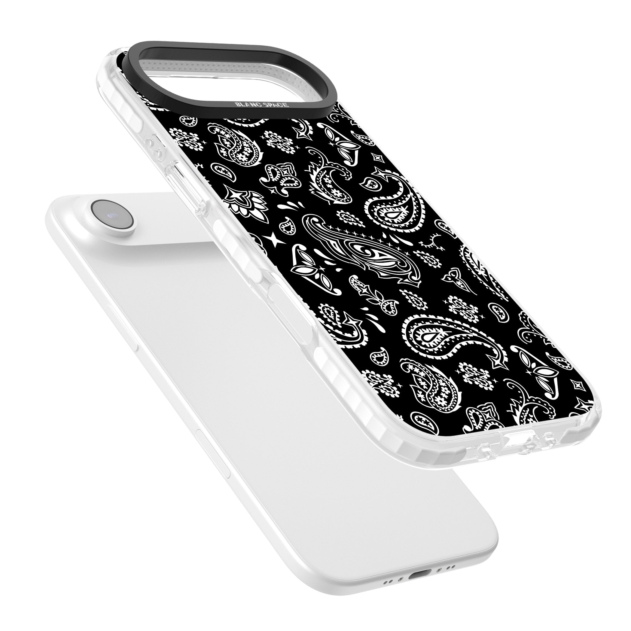 Black Bandana iPhone 17 Air Impact Pro Clear Phone Case Colours