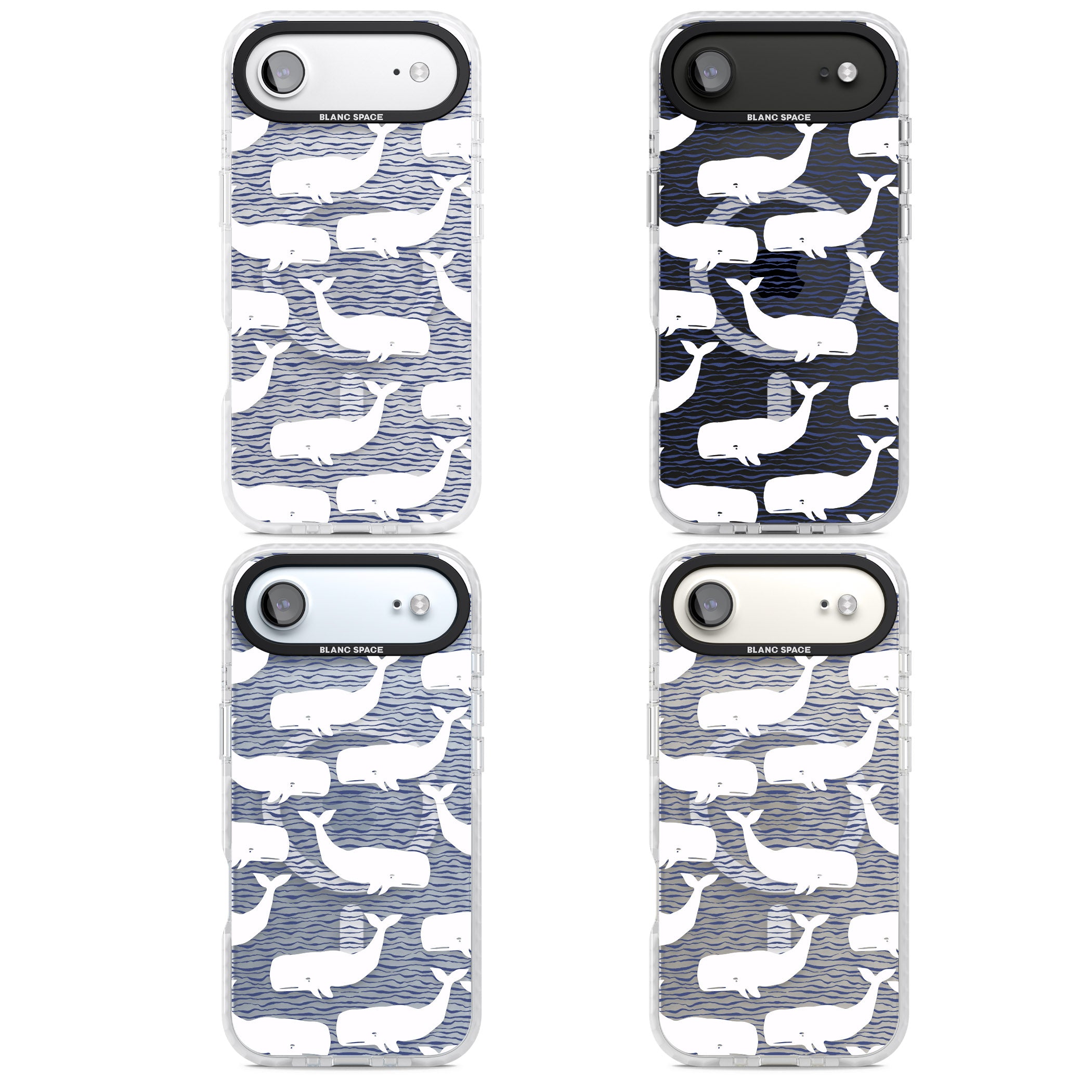 Whale Wave iPhone 17 Air Impact Pro Clear Phone Case APT Impact Protection