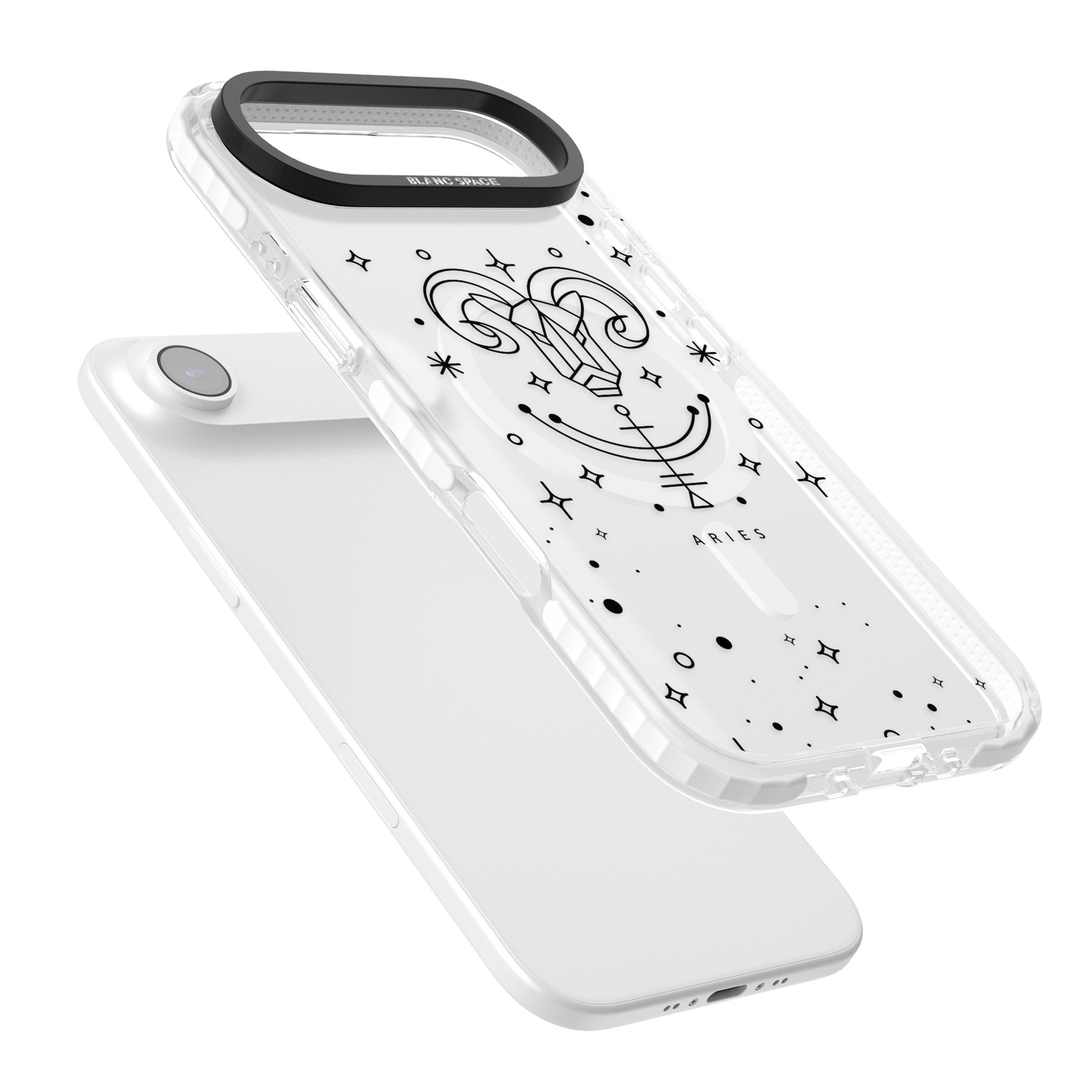 Aries Emblem iPhone 17 Air Impact Pro Clear Phone Case Colours