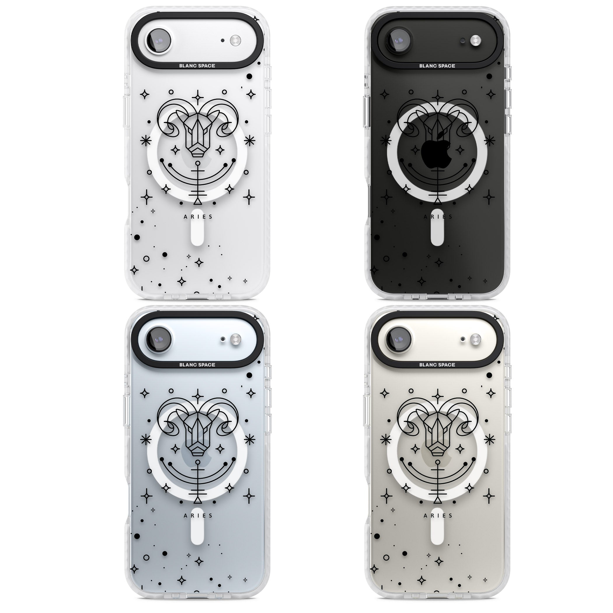 Aries Emblem iPhone 17 Air Impact Pro Clear Phone Case APT Impact Protection