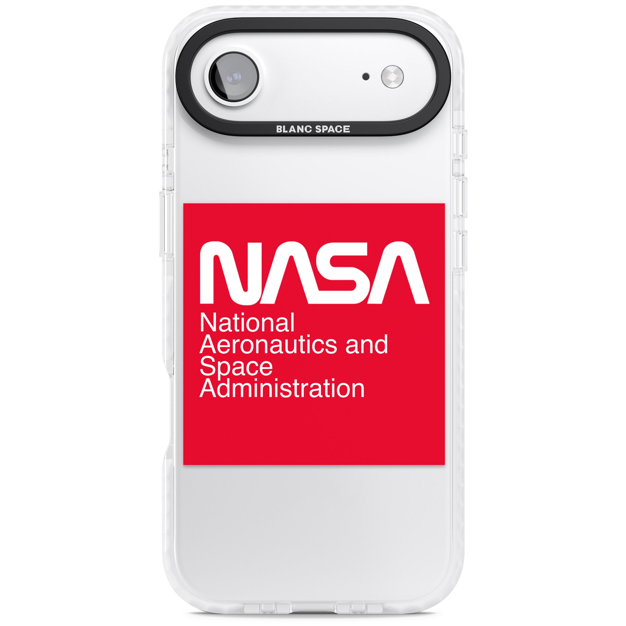 Nasa The Worm Box iPhone 17 Air Impact Clear Phone Case