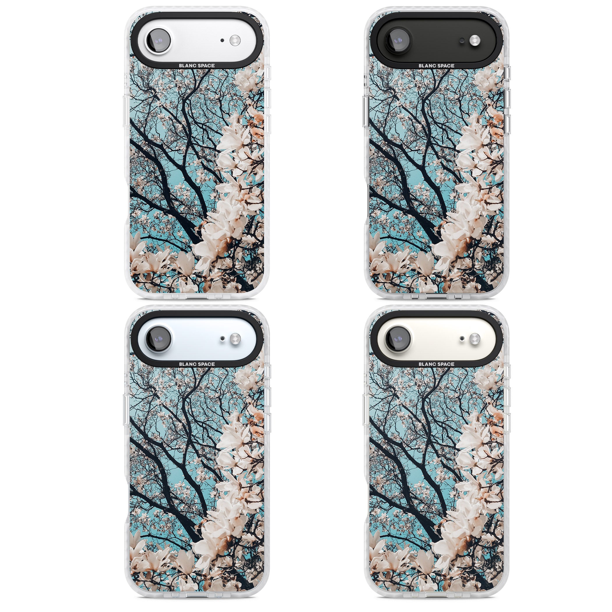 Magnolia Bloom iPhone 17 Air Impact Clear Phone Case APT Impact Protection