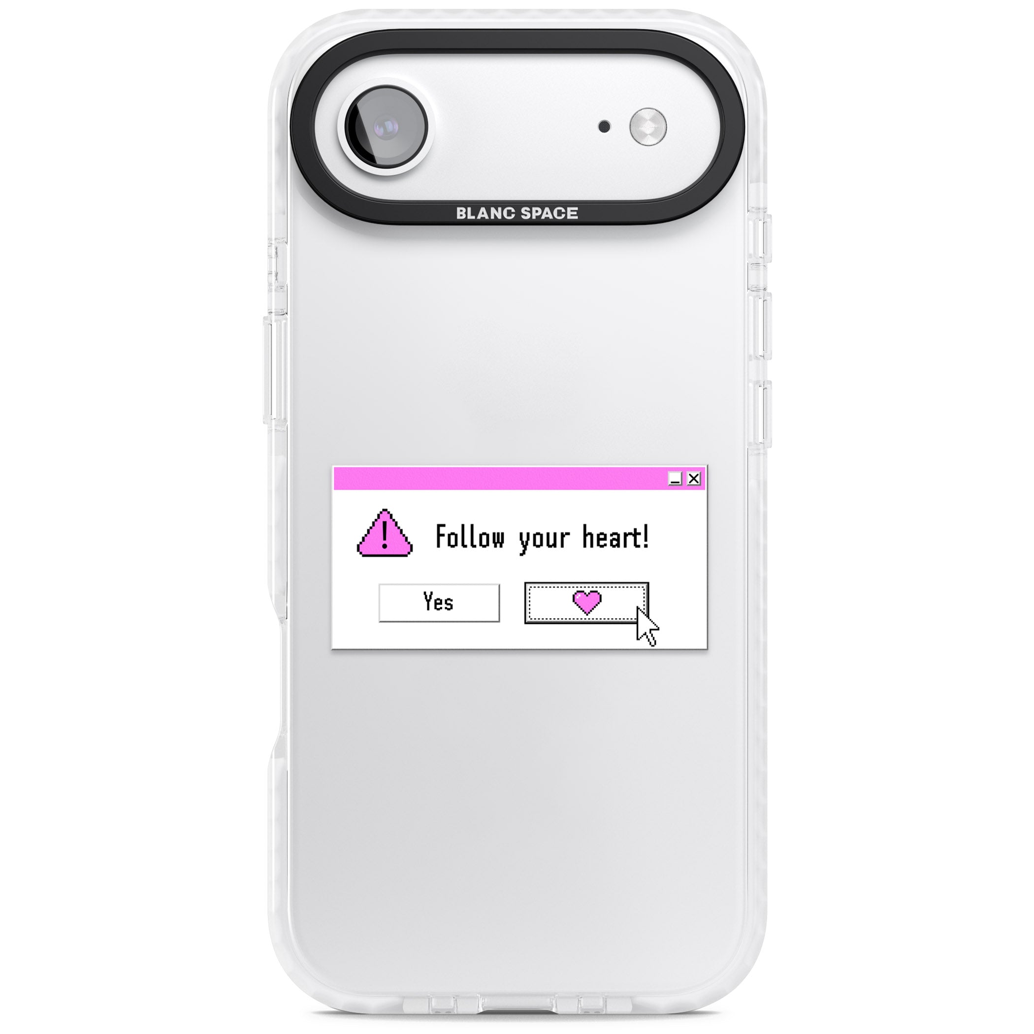 Follow Your Heart.Exe iPhone 17 Air Impact Clear Phone Case