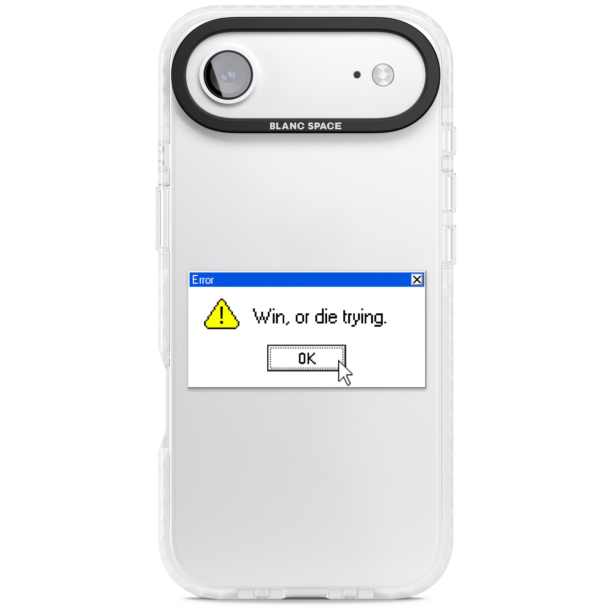 Win Or Die Trying Exe iPhone 17 Air Impact Clear Phone Case