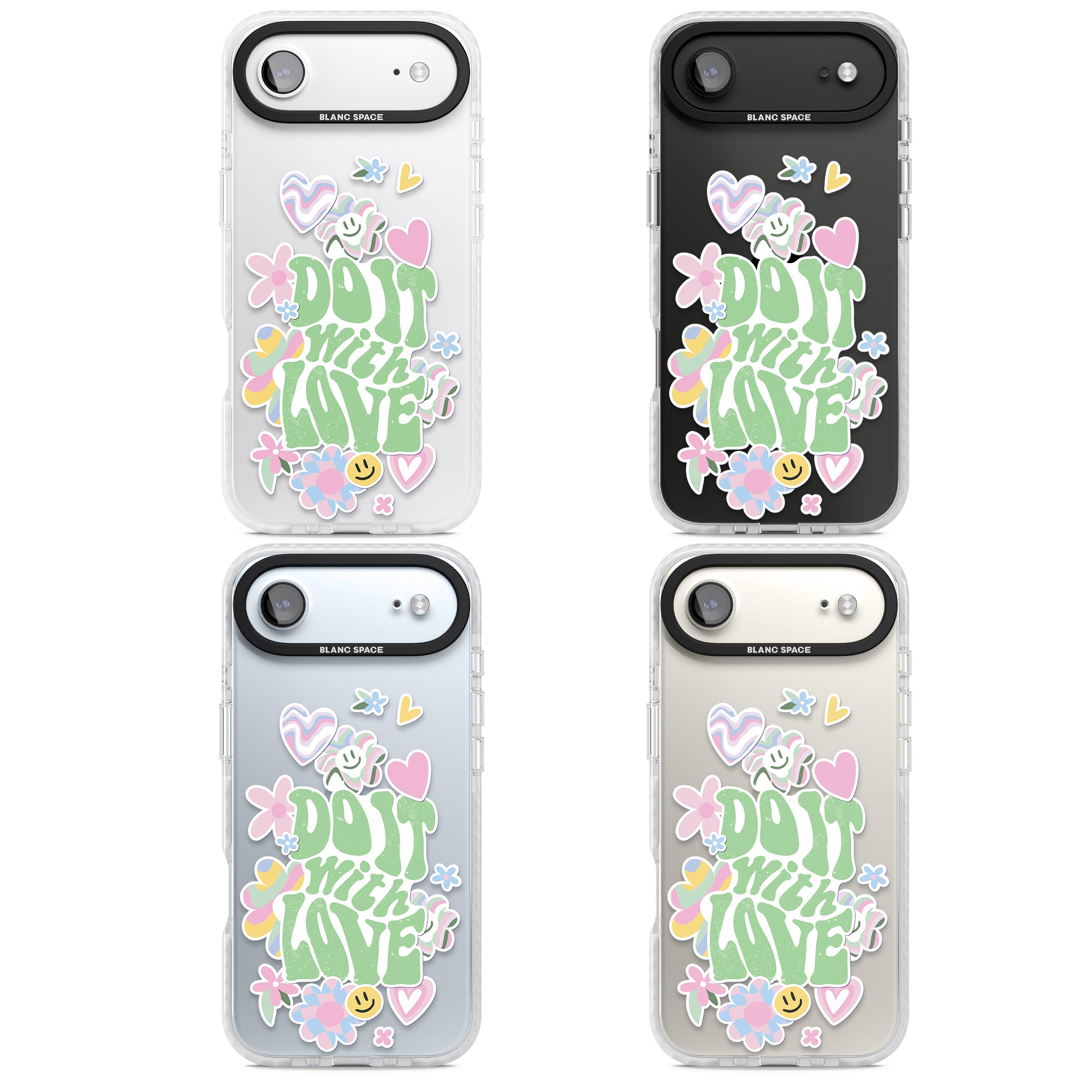 Do It With Love iPhone 17 Air Impact Clear Phone Case APT Impact Protection