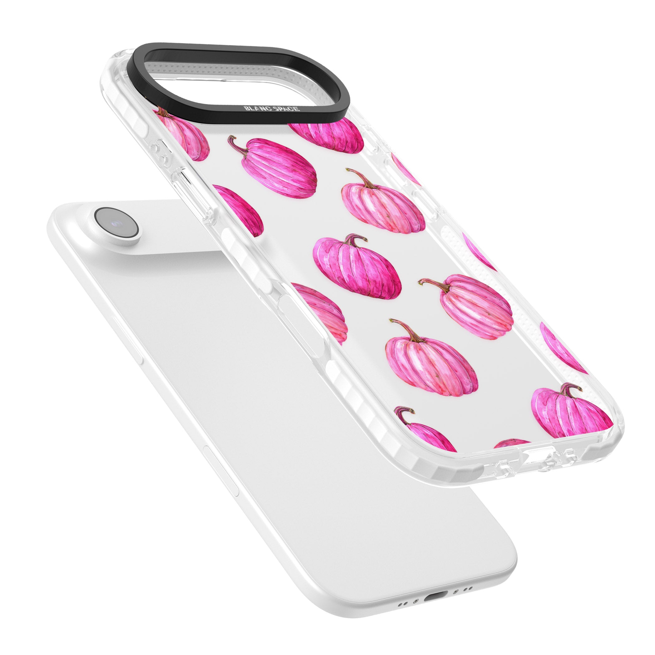 Pink Pumpkins iPhone 17 Air Impact Clear Phone Case Colours