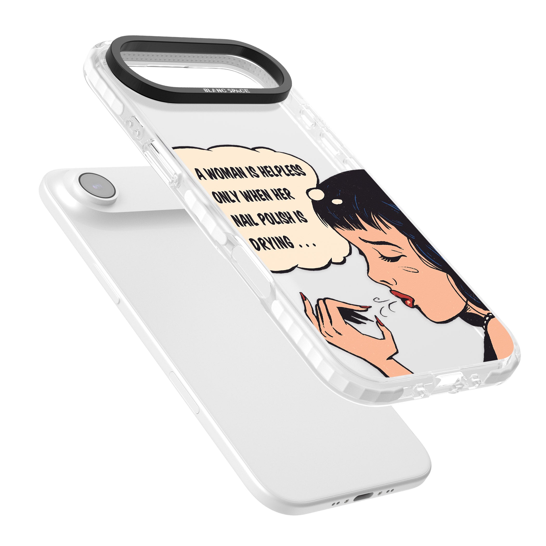 Drying Nails Pop Art iPhone 17 Air Impact Clear Phone Case Colours