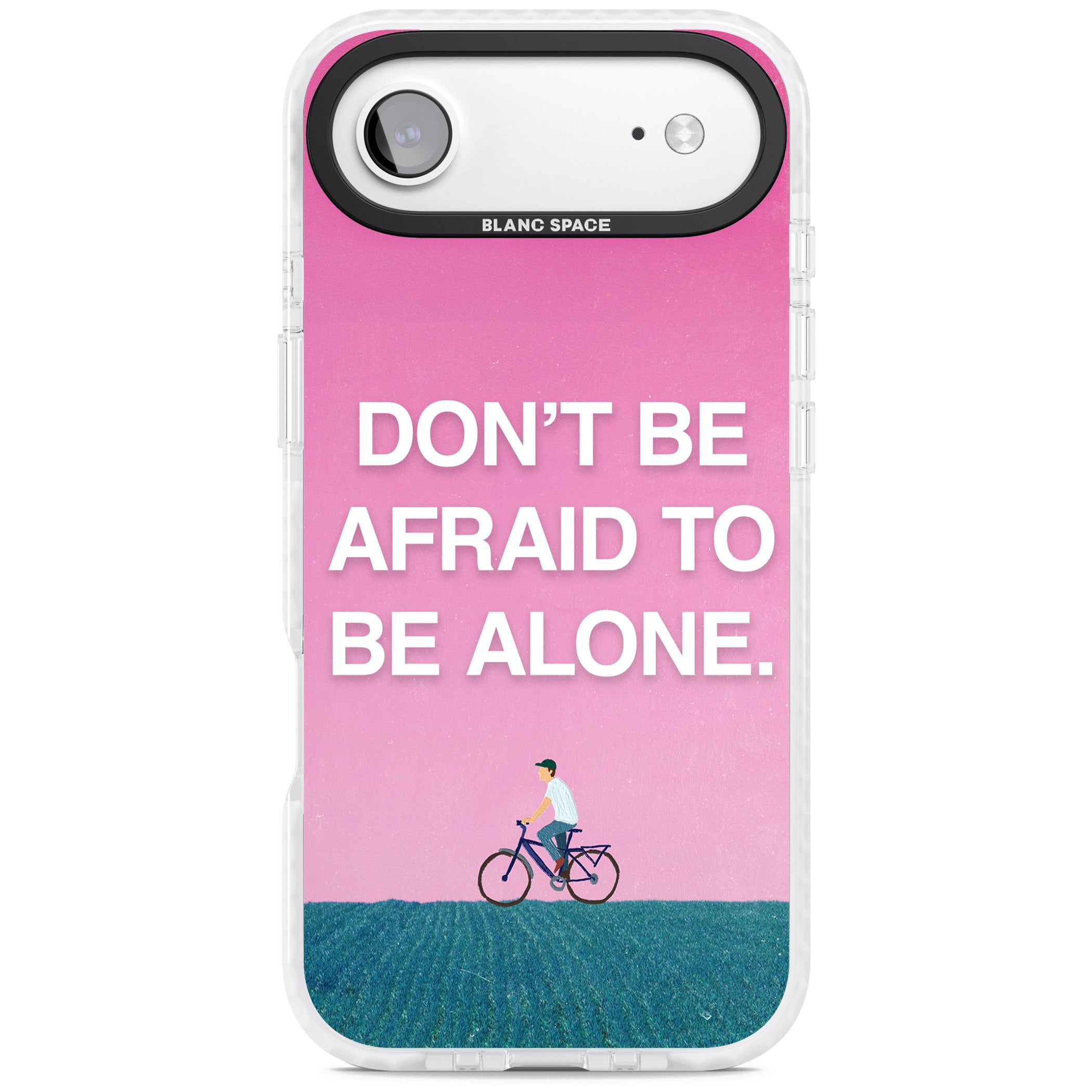 Don'T Be Afraid To Be Alone iPhone 17 Air Impact Clear Phone Case