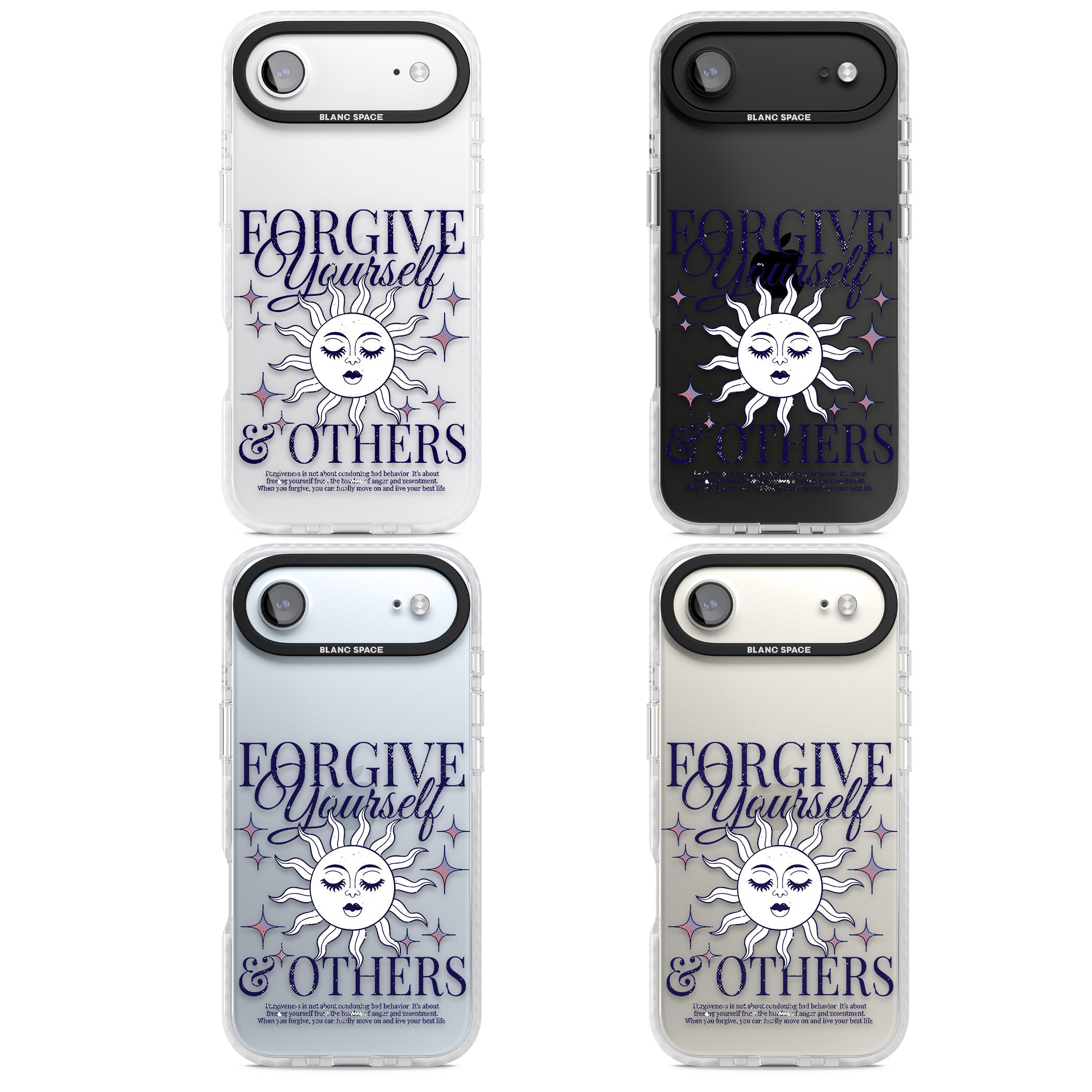 Forgiveness iPhone 17 Air Impact Clear Phone Case APT Impact Protection