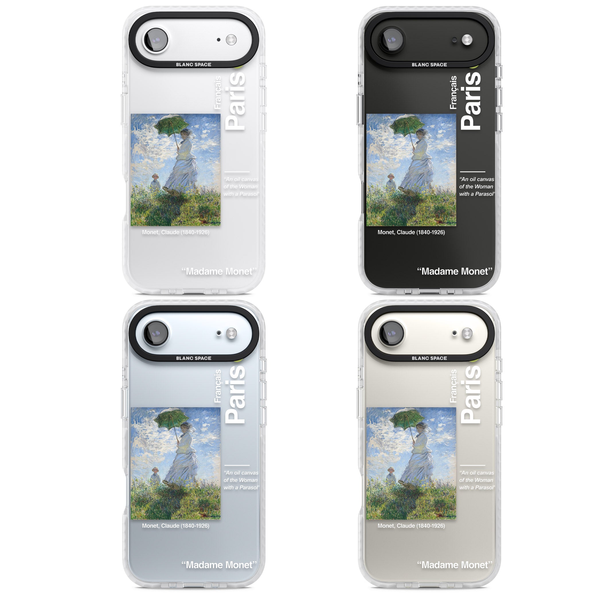 Madame Monet And Her Son iPhone 17 Air Impact Clear Phone Case APT Impact Protection