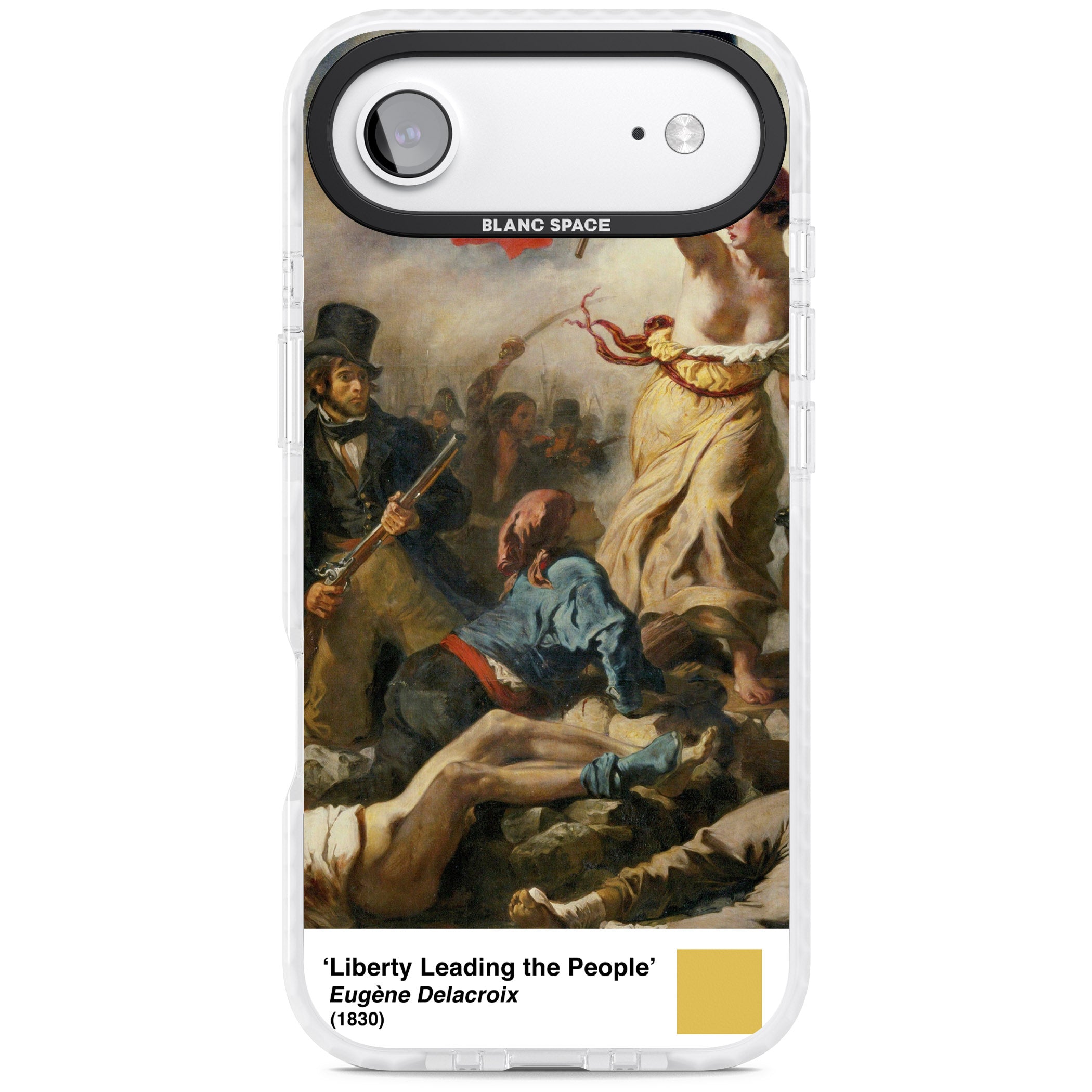 Liberty Leading The People iPhone 17 Air Impact Clear Phone Case
