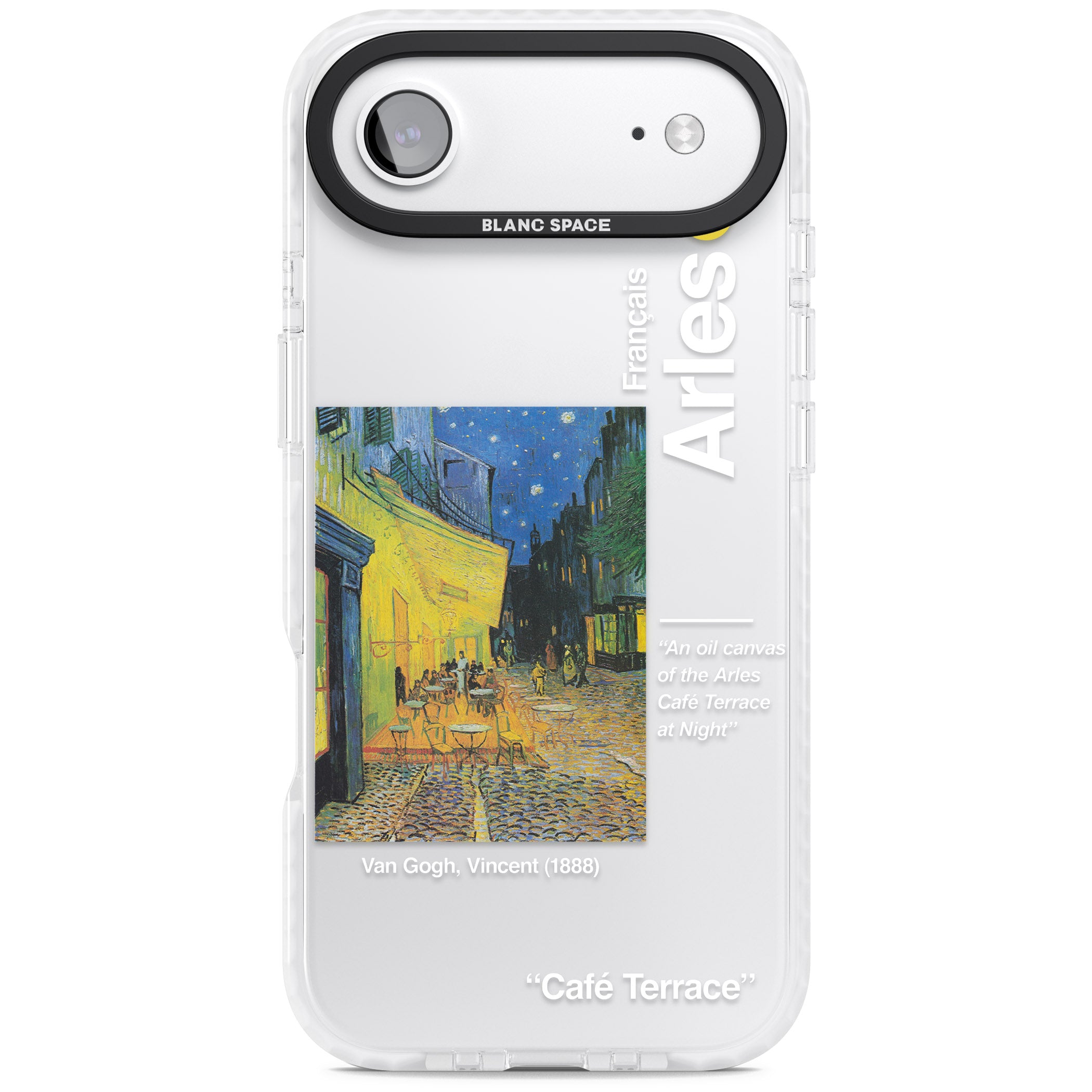 Cafe Terrace At Night iPhone 17 Air Impact Clear Phone Case