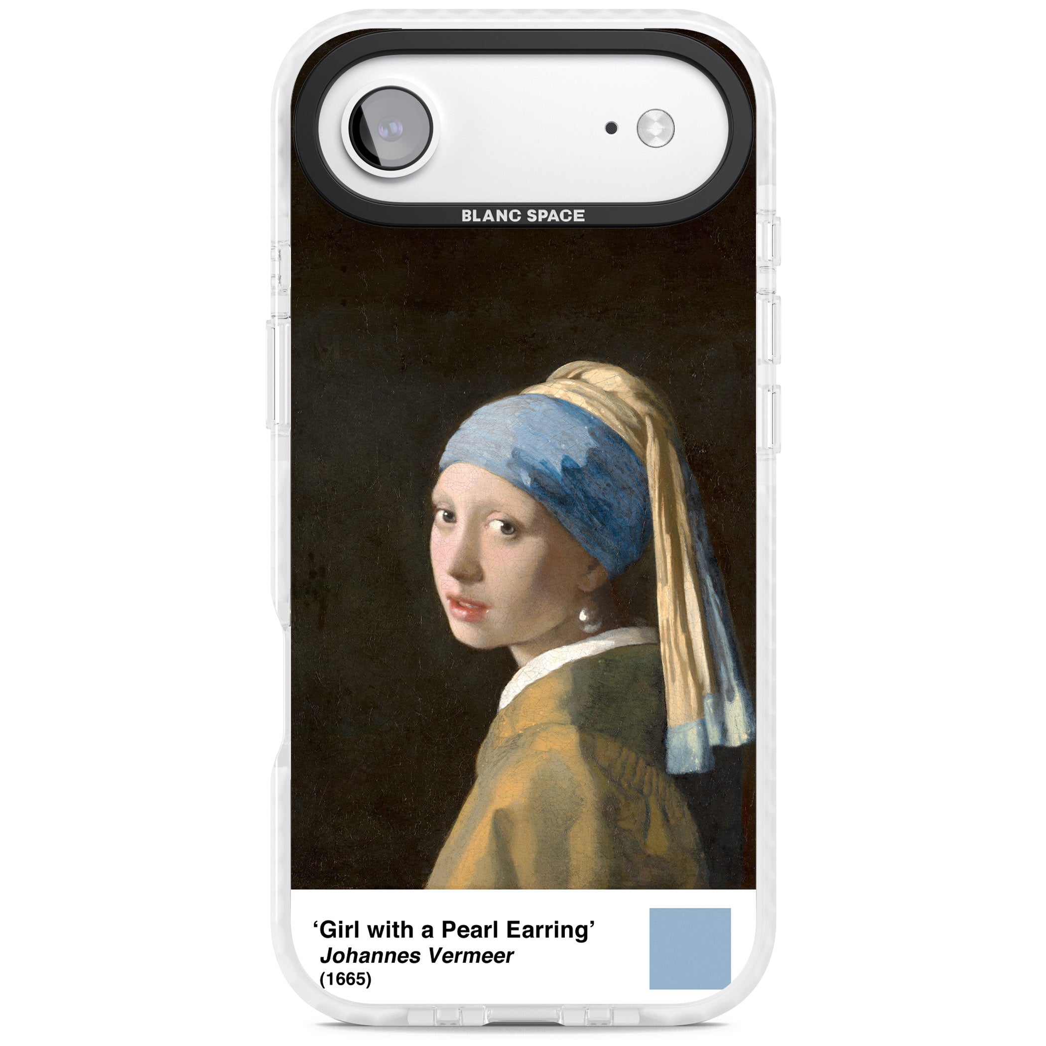 Girl With A Pearl Earring iPhone 17 Air Impact Clear Phone Case