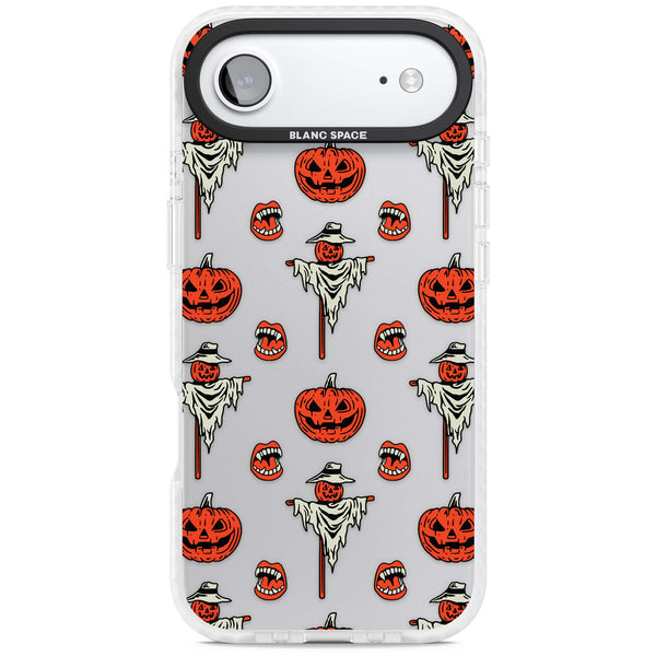 Retro Red Pumpkins & Scarecrows