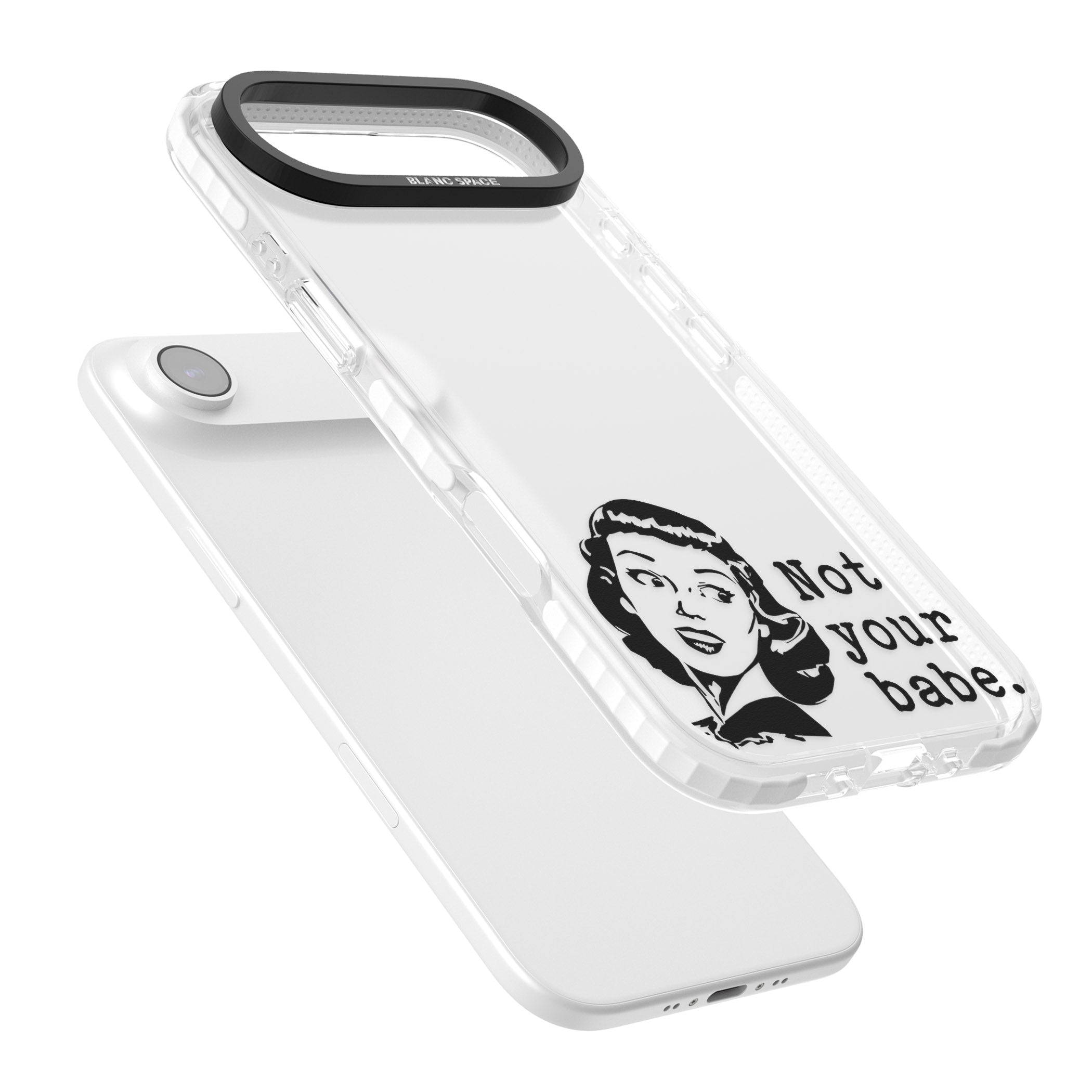 Not Your Babe iPhone 17 Air Impact Clear Phone Case Colours