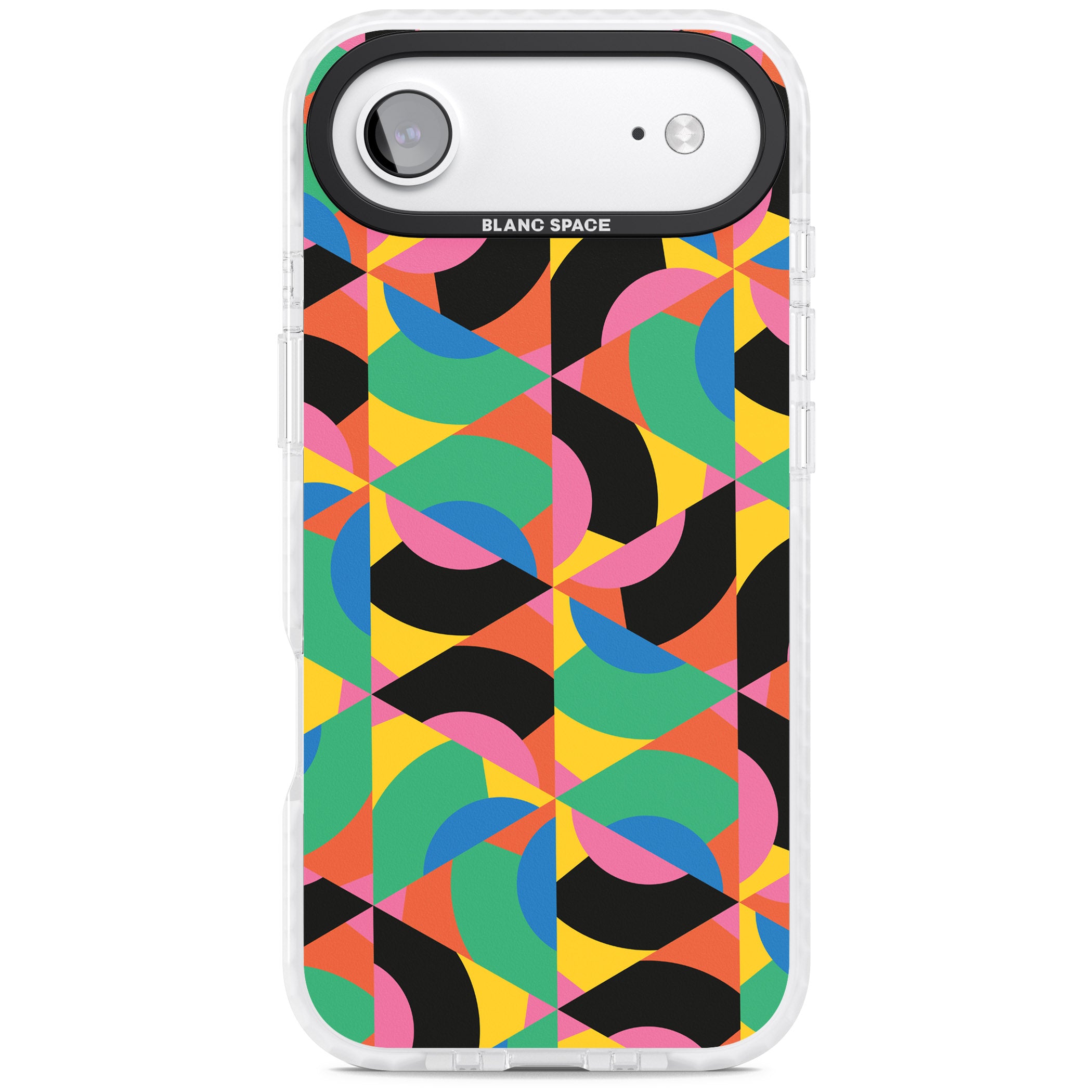 Abstract Carnival iPhone 17 Air Impact Clear Phone Case