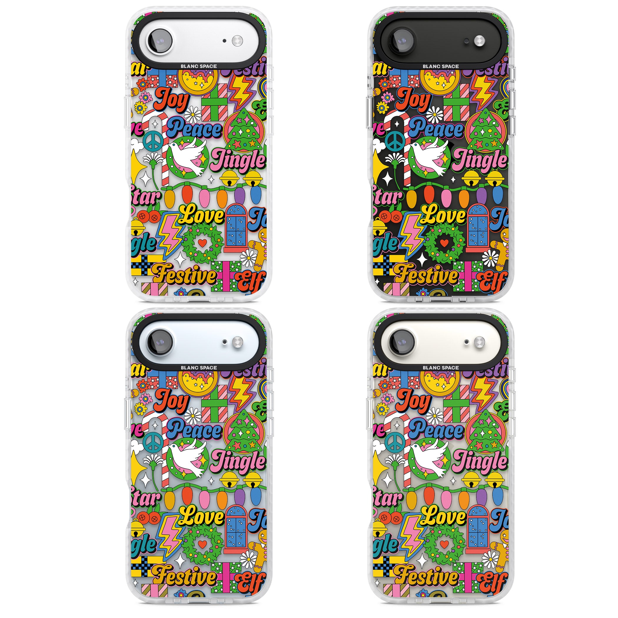 Peace & Festivities iPhone 17 Air Impact Clear Phone Case APT Impact Protection