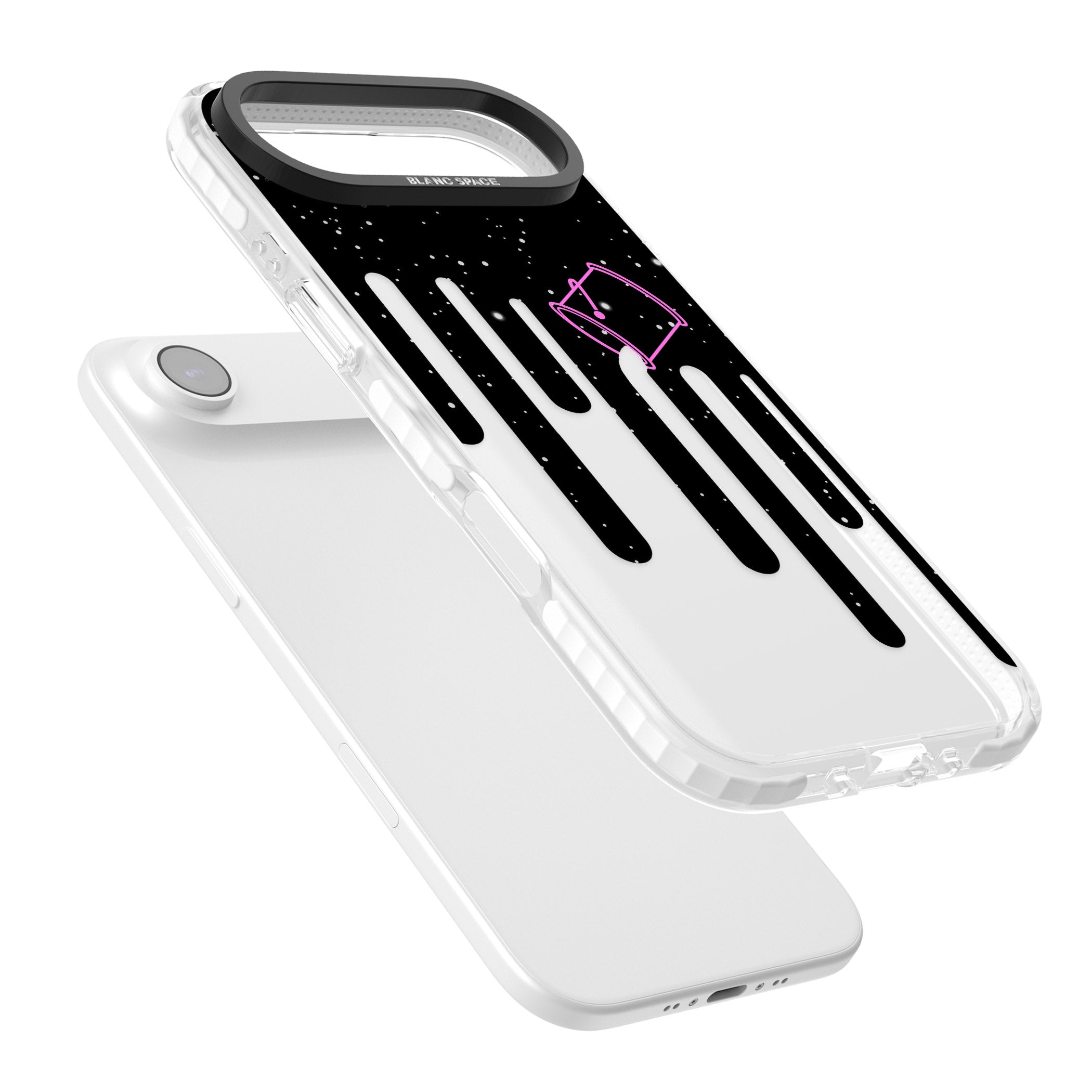 Cosmic Drip iPhone 17 Air Impact Clear Phone Case Colours