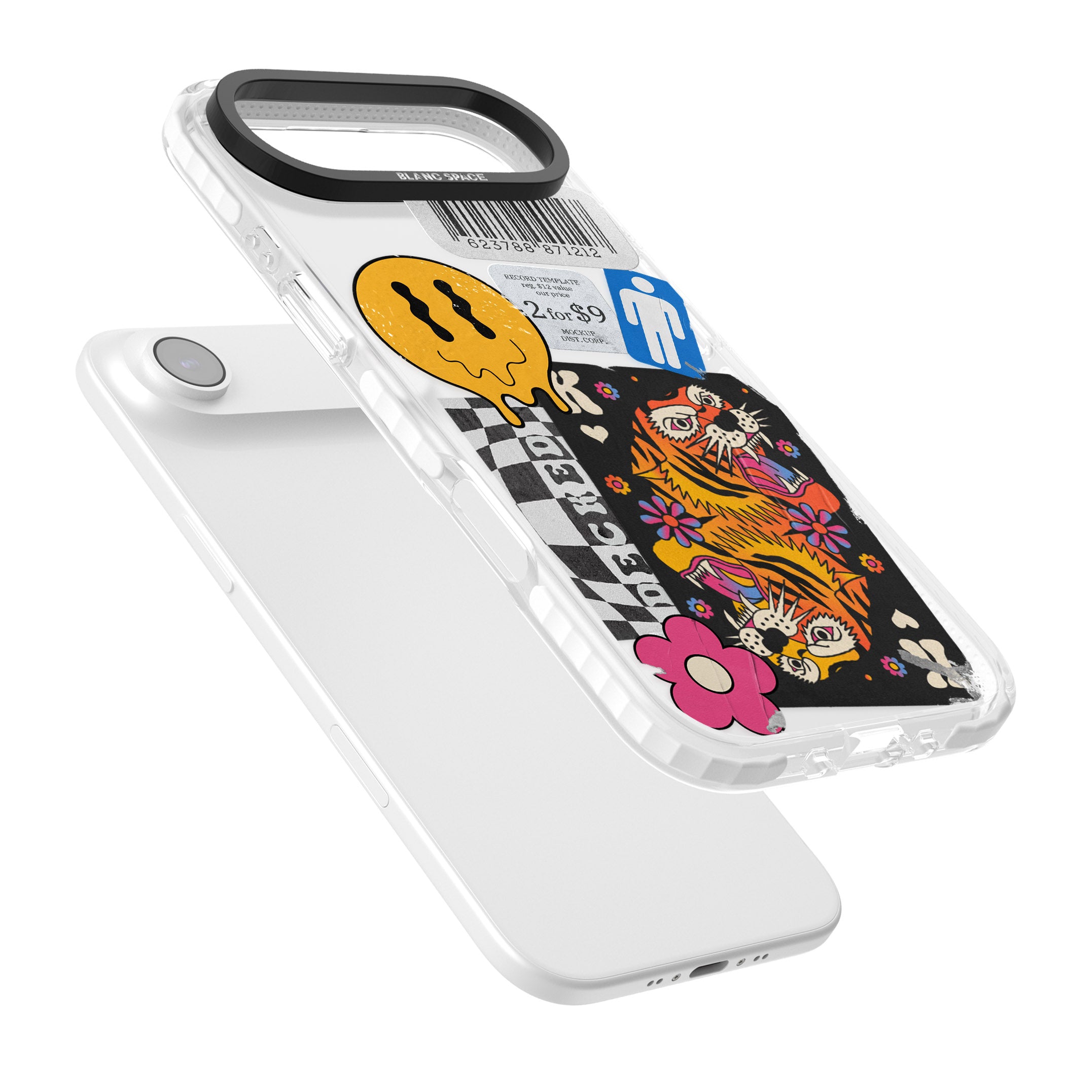 Electric Vibes iPhone 17 Air Impact Clear Phone Case Colours