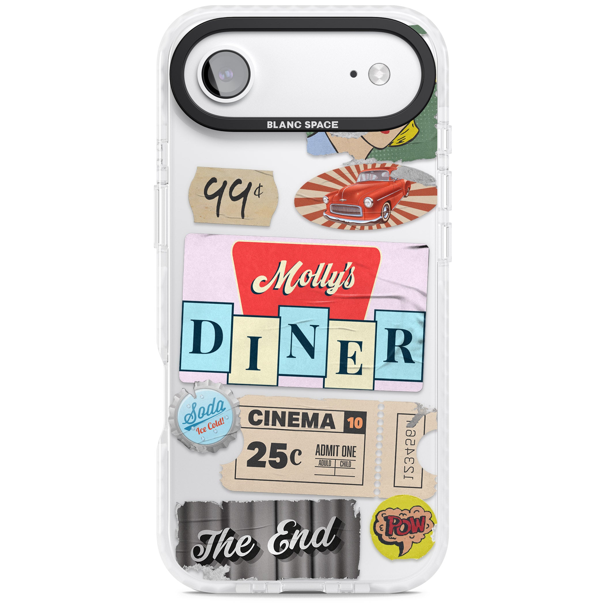 Nifty Fifties Swing iPhone 17 Air Impact Clear Phone Case