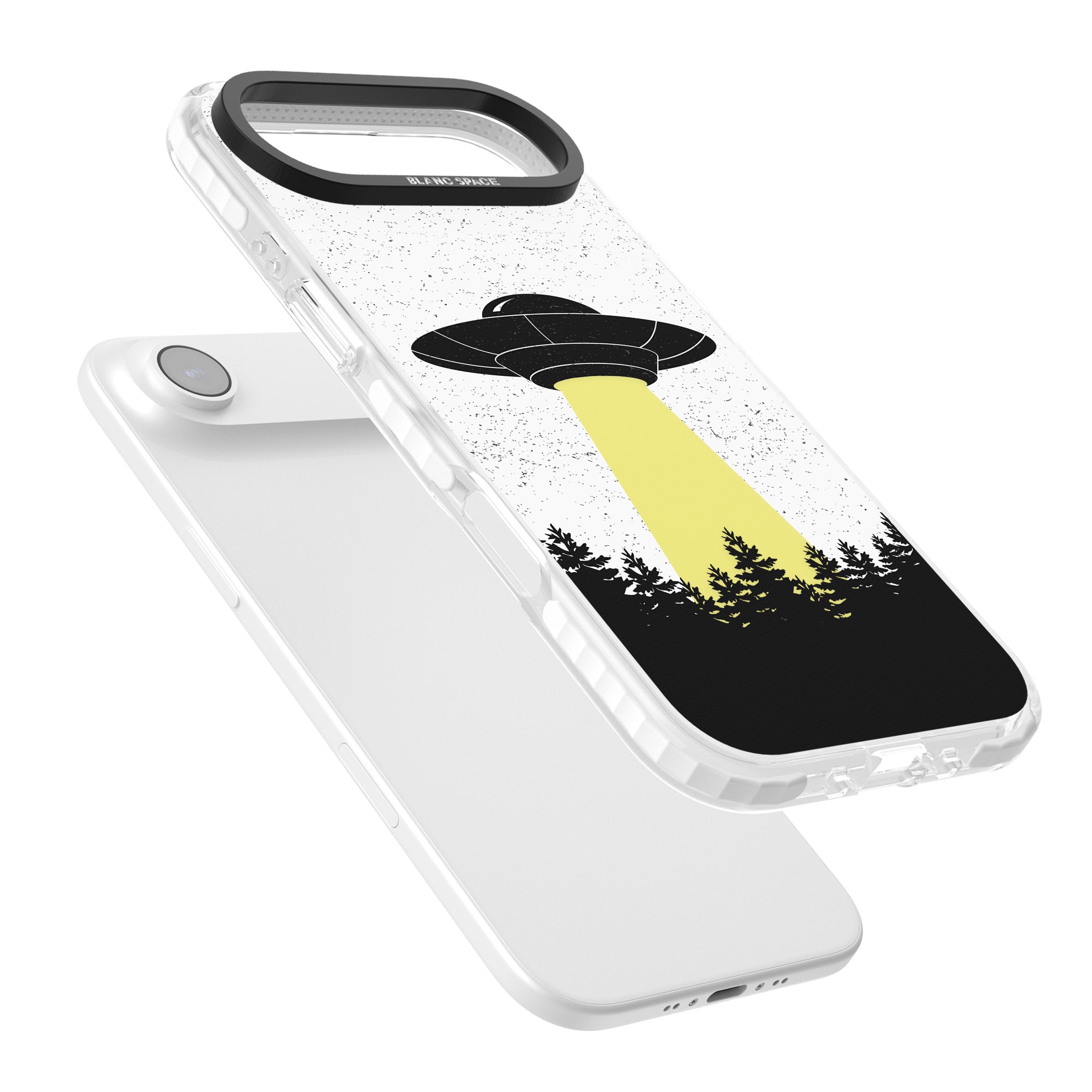 Alien Abduction iPhone 17 Air Impact Clear Phone Case Colours