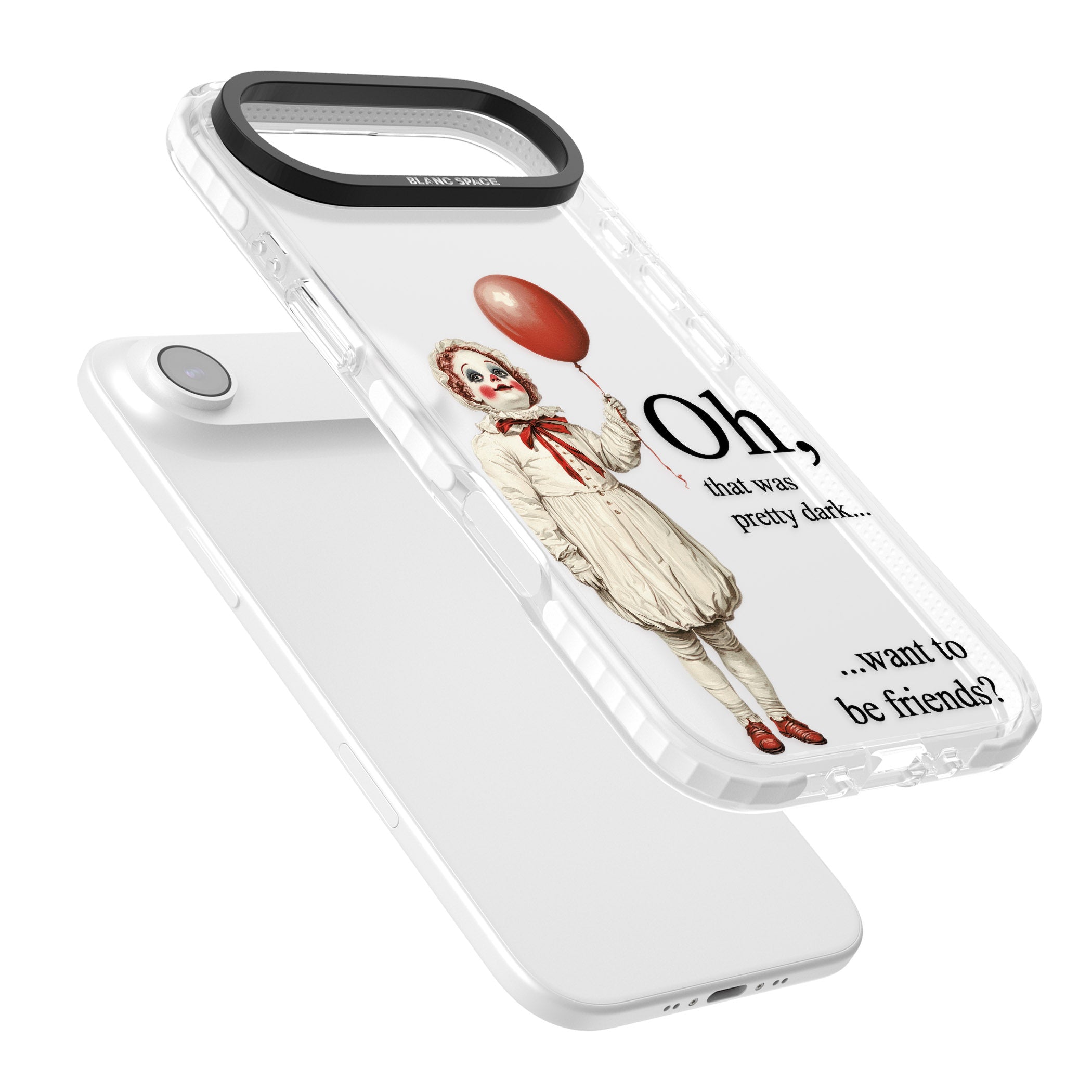 Want To Be Friends? iPhone 17 Air Impact Clear Phone Case Colours