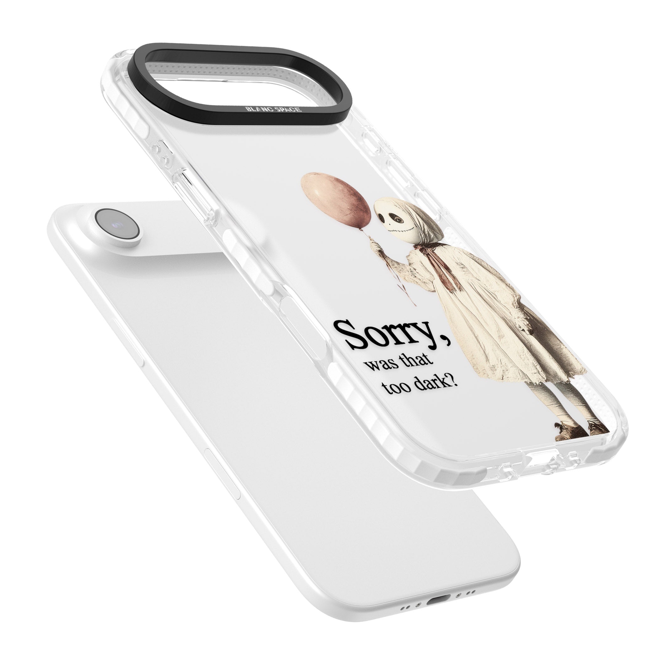 Sorry Was That Too Dark iPhone 17 Air Impact Clear Phone Case Colours