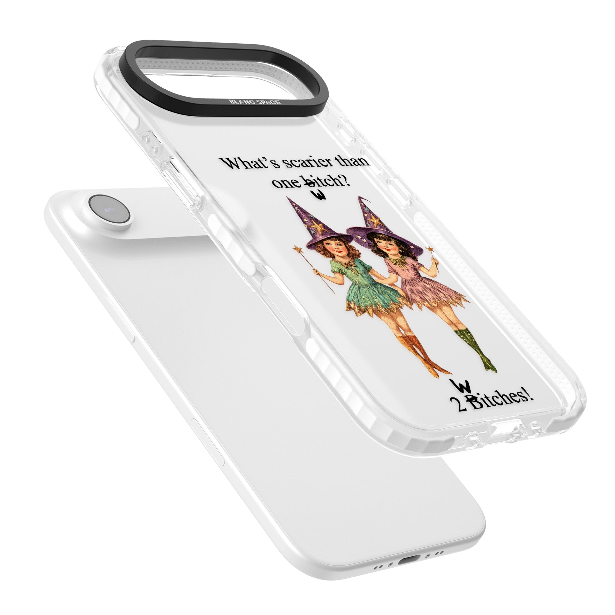 Two Witches iPhone 17 Air Impact Clear Phone Case Colours