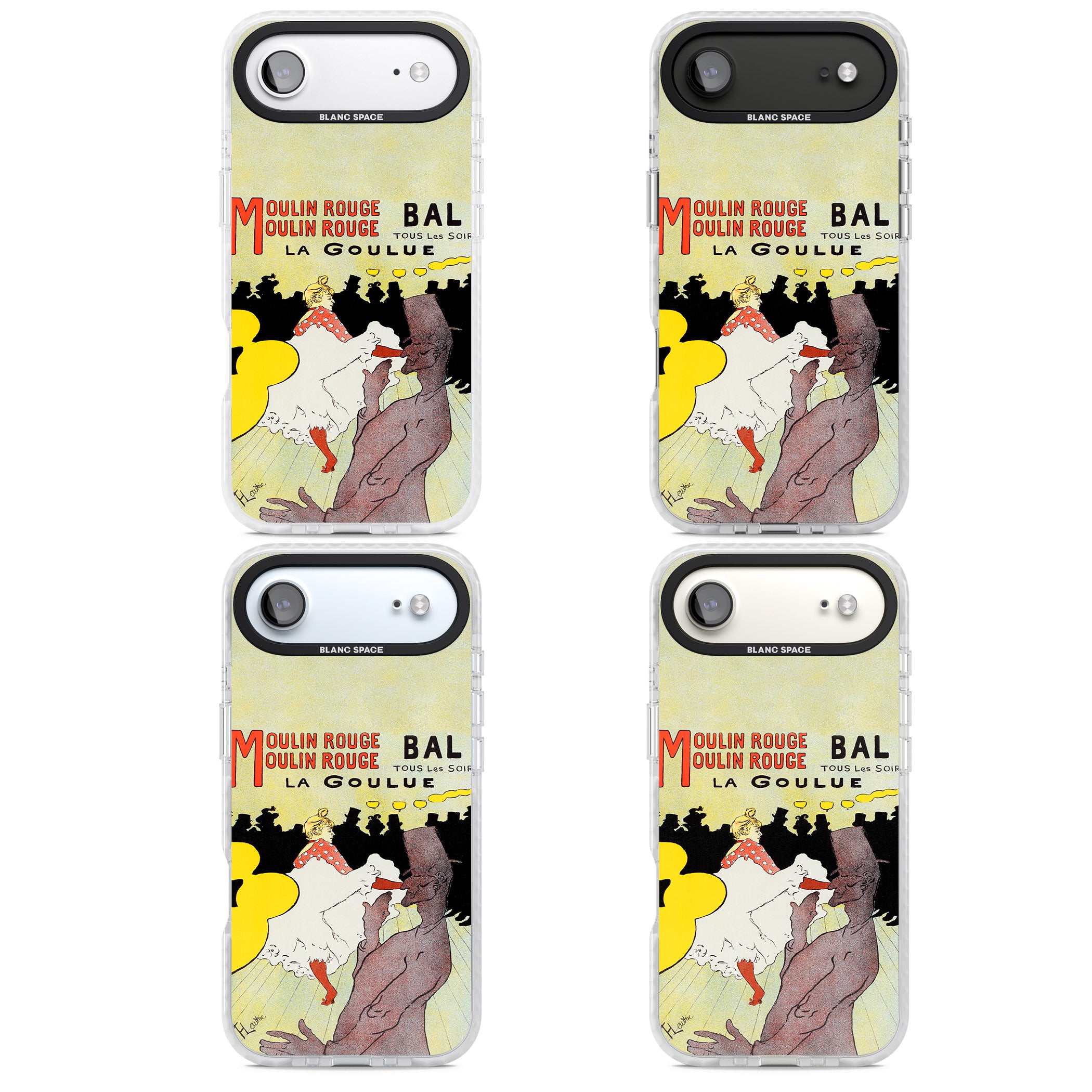 Moulin Rouge Poster iPhone 17 Air Impact Clear Phone Case APT Impact Protection