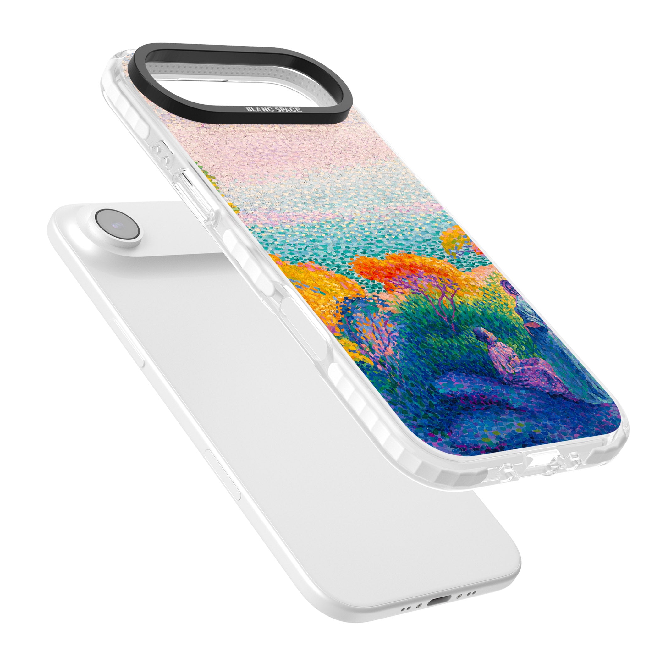 Two Women by the Shore iPhone 17 Air Impact Clear Phone Case Colours