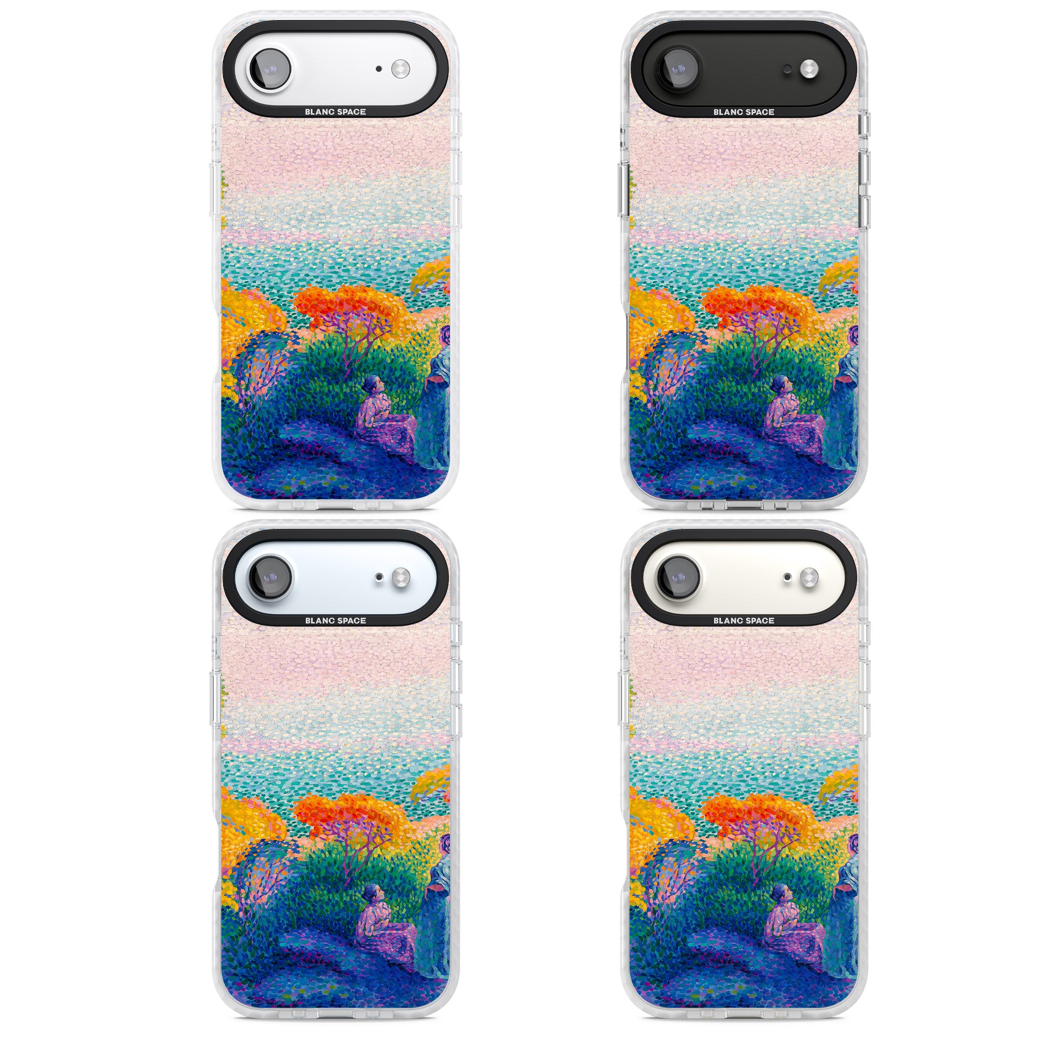 Two Women by the Shore iPhone 17 Air Impact Clear Phone Case APT Impact Protection