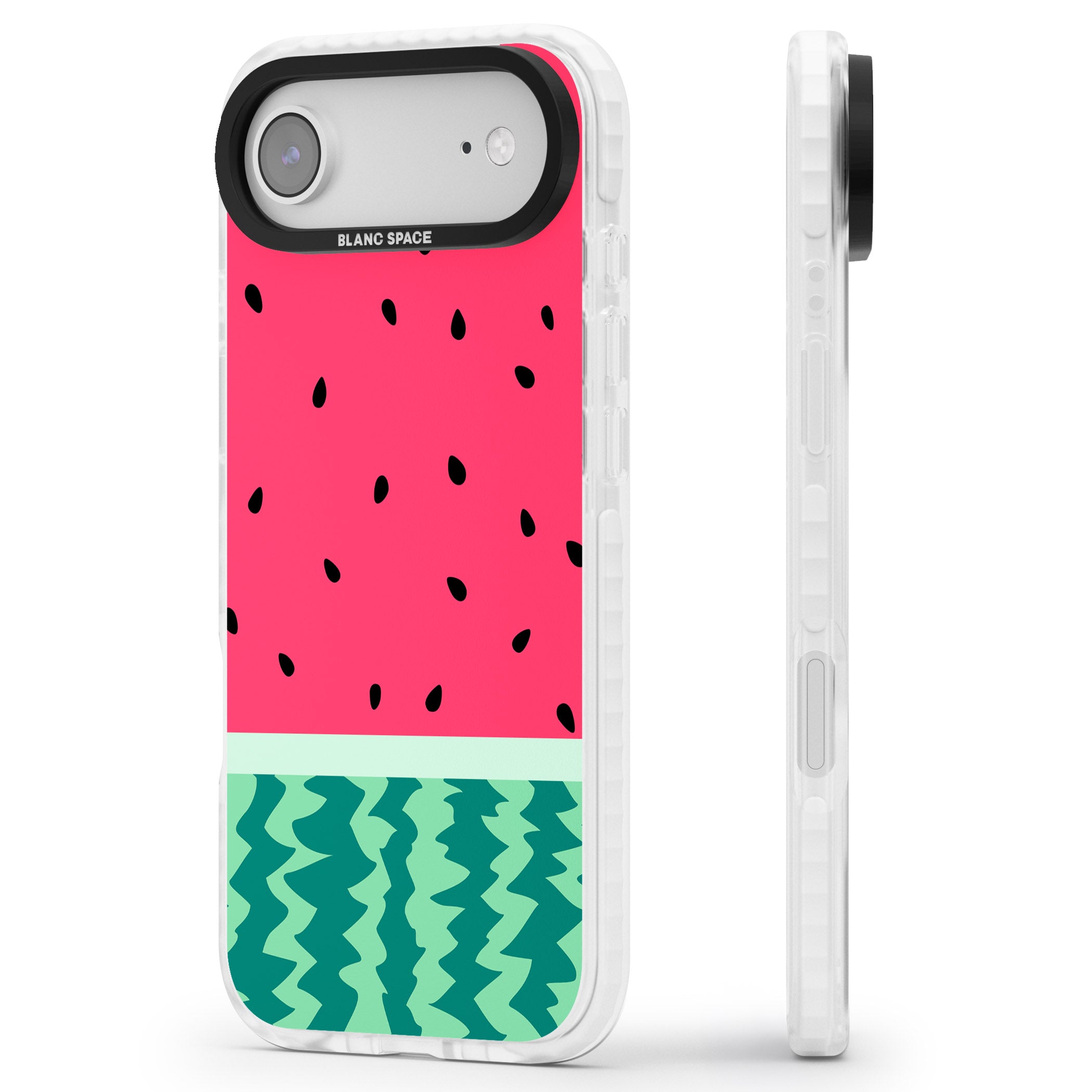 Full Watermelon iPhone 17 Air Impact Clear Phone Case Side Profile