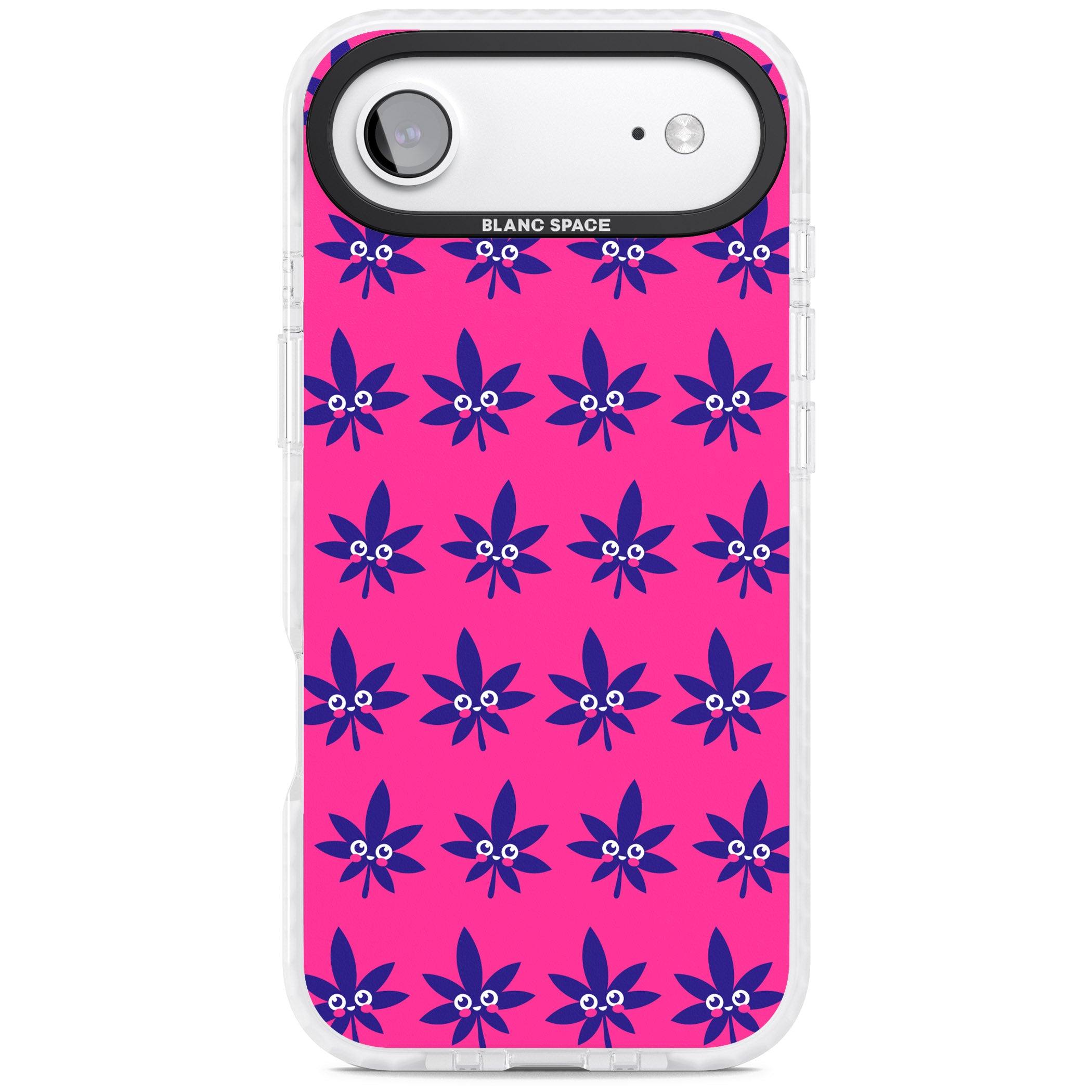 Pink Sativa iPhone 17 Air Impact Clear Phone Case