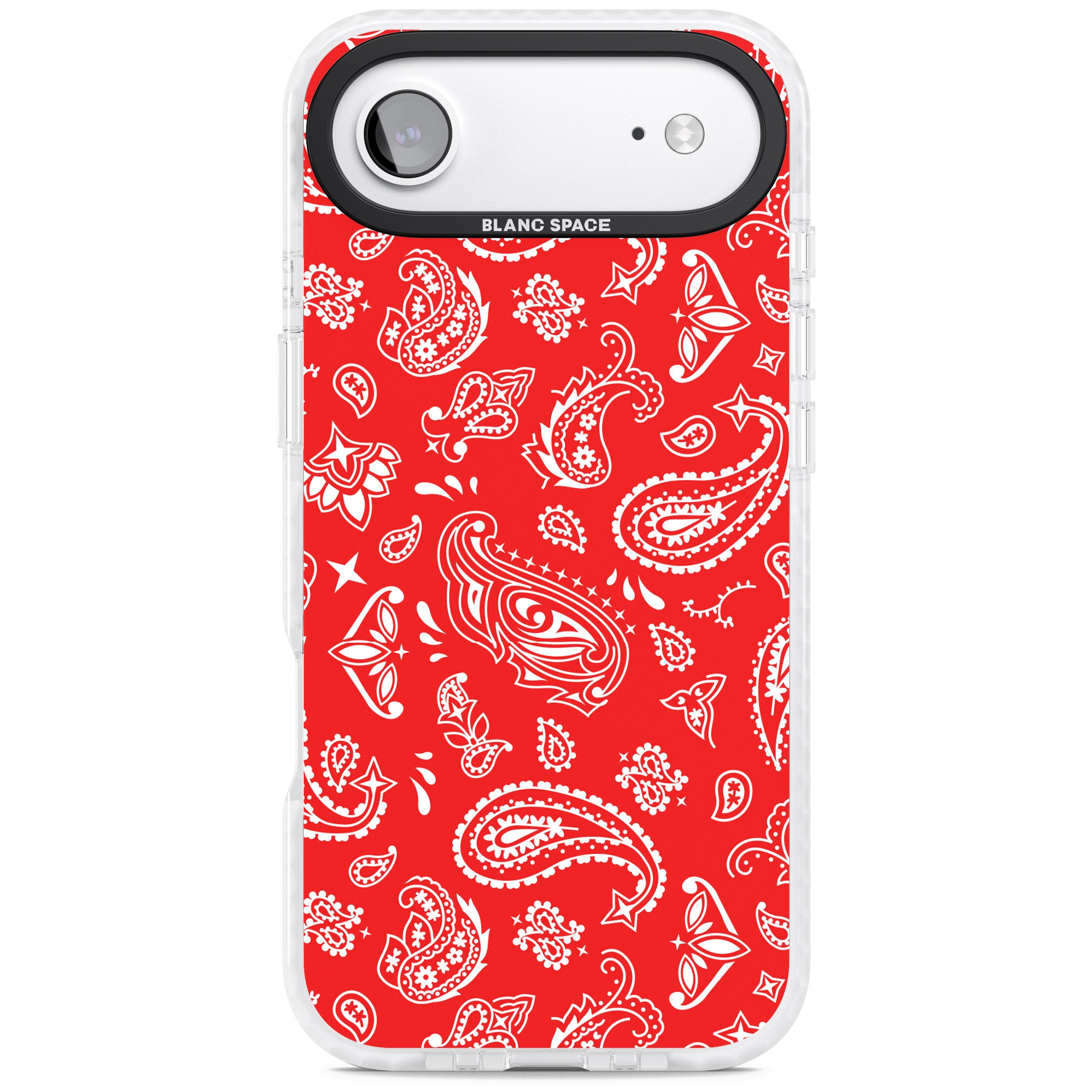 Red Bandana iPhone 17 Air Impact Clear Phone Case