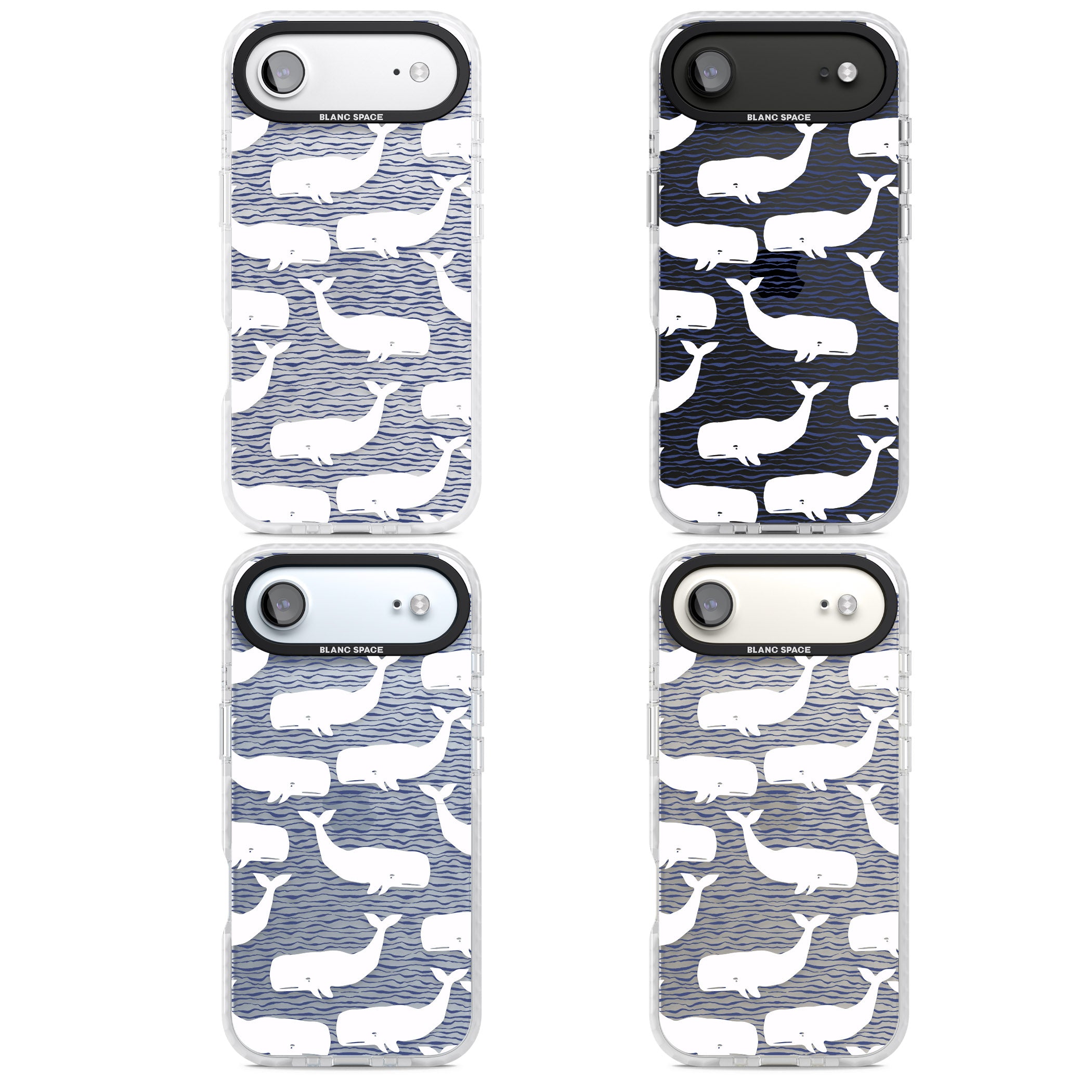 Whale Wave iPhone 17 Air Impact Clear Phone Case APT Impact Protection