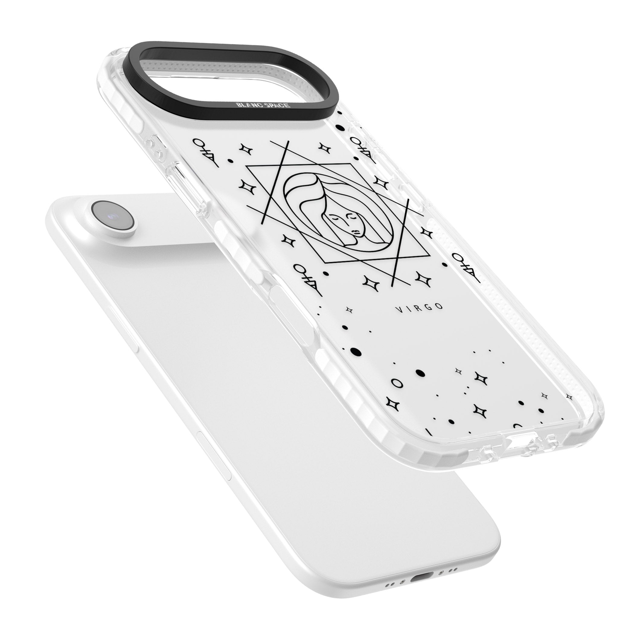 Virgo Emblem iPhone 17 Air Impact Clear Phone Case Colours