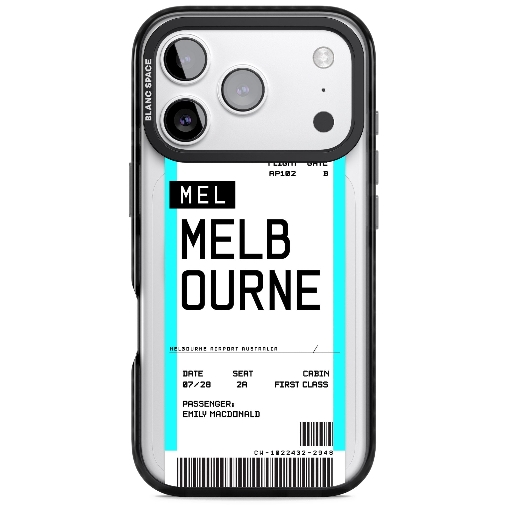 Personalised Melbourne Boarding Pass