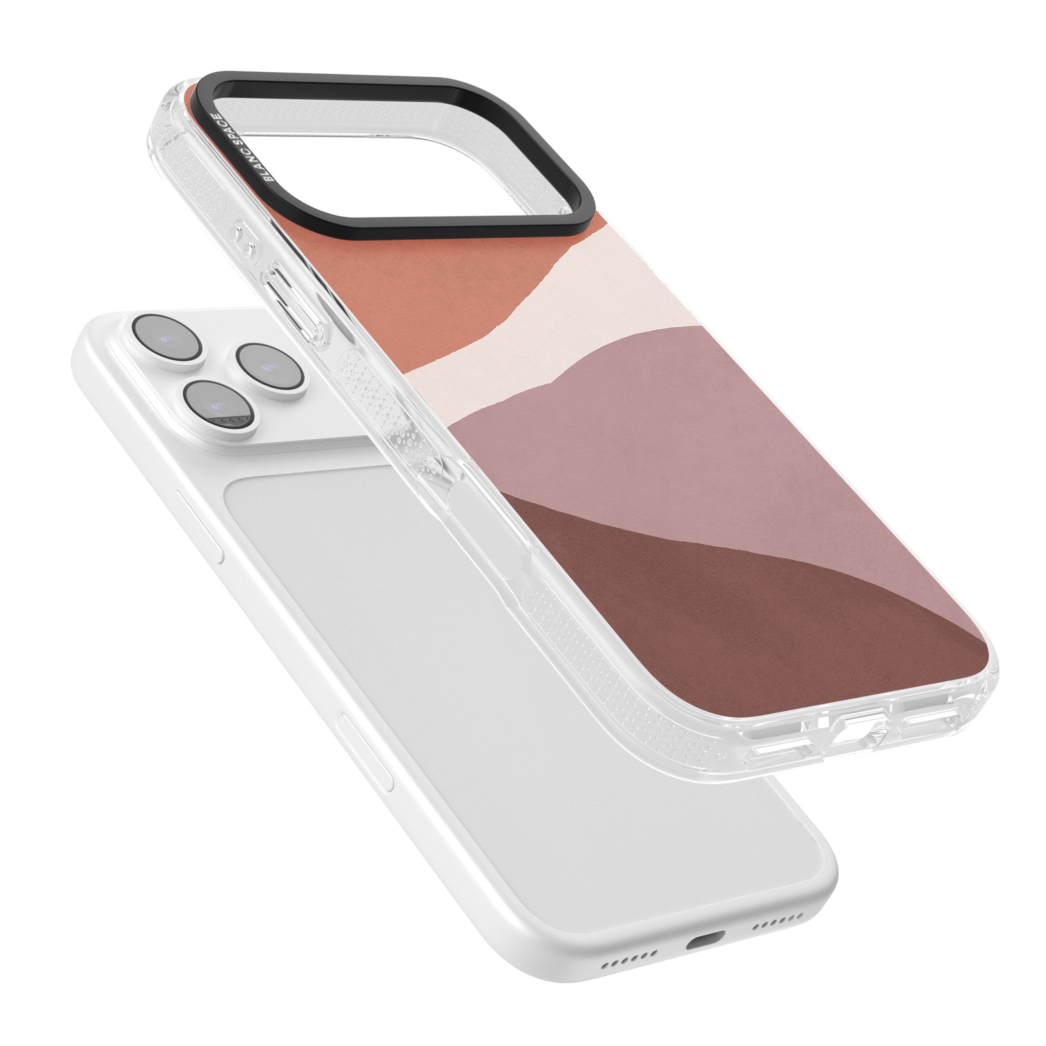 Lush Abstract Watercolour Design #2 iPhone 17 Pro Impact Air Clear Phone Case Colours