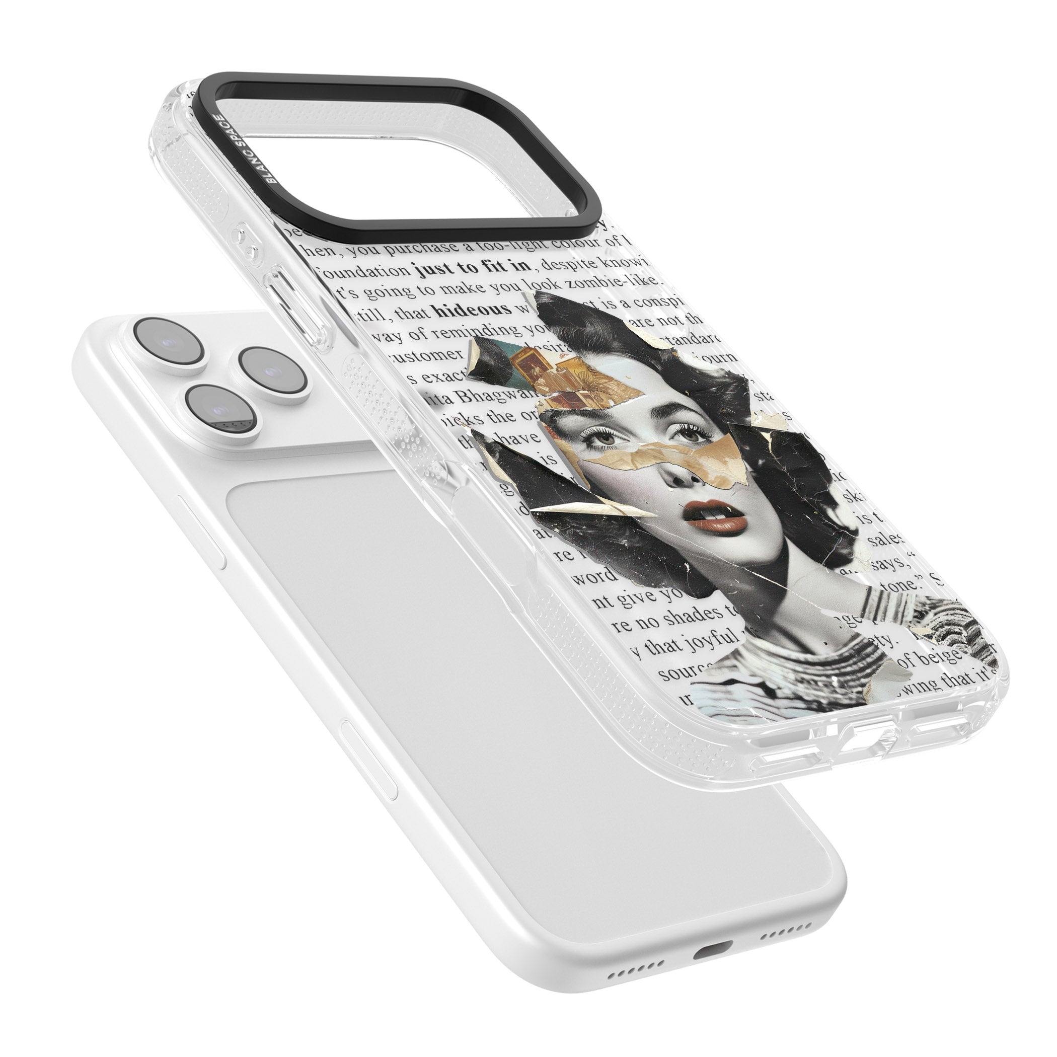 Beauty Is Within iPhone 17 Pro Impact Air Clear Phone Case Colours